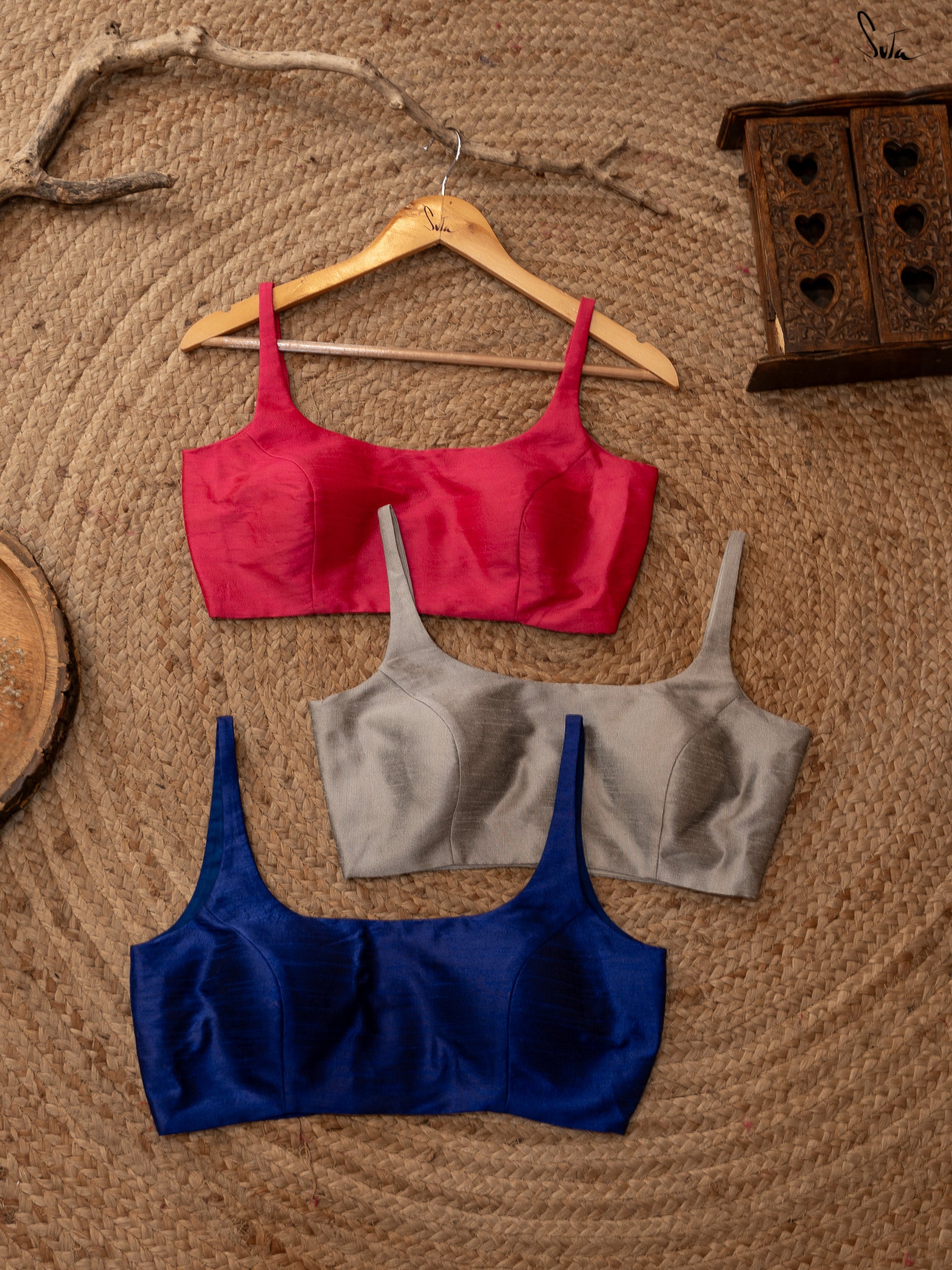 Basic Gulabi + Basic Chandni + Basic Blue