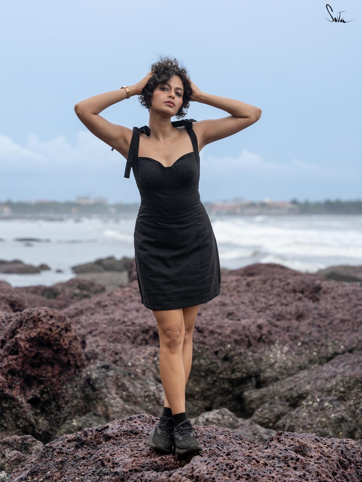 mermaid melody dress Suta - Mermaid Melody dress - casual wear | summer wear - Black