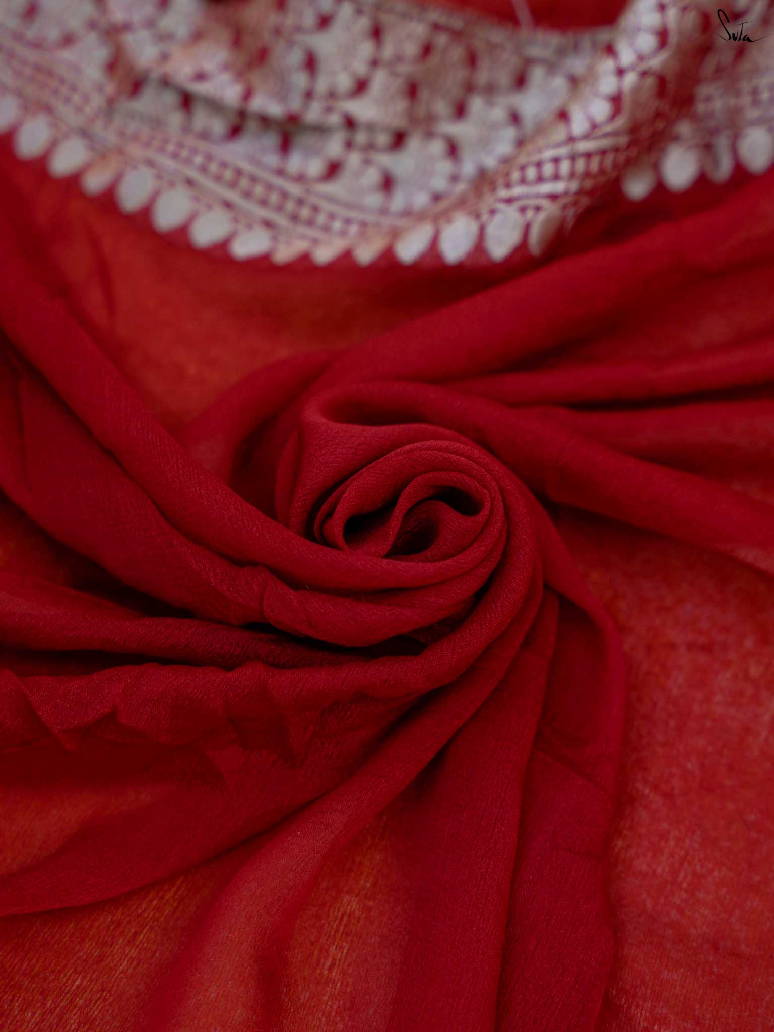 Fearless Falguni Beige Banarasi saree