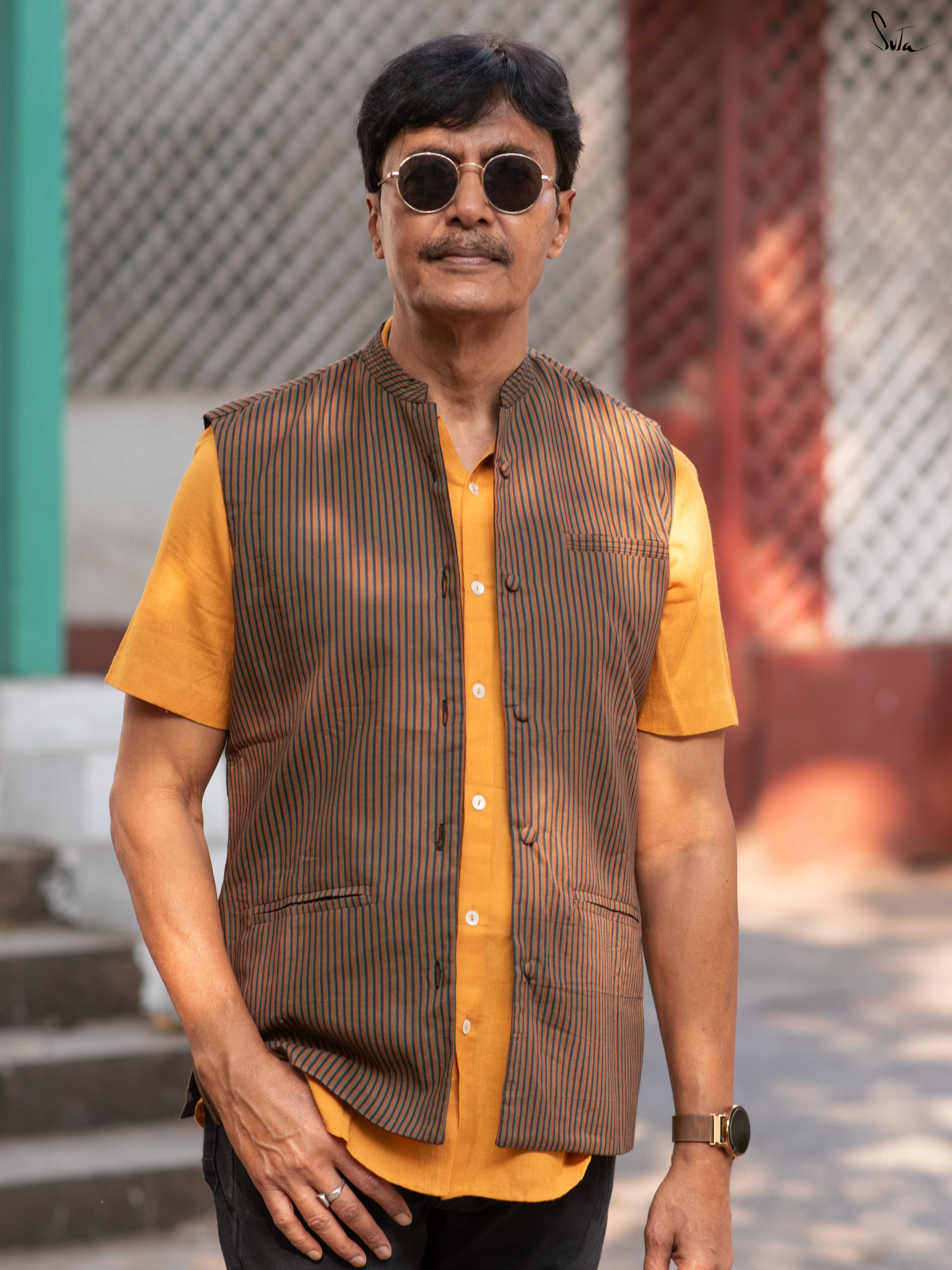 Do Scene (Reversible Nehru Jacket)