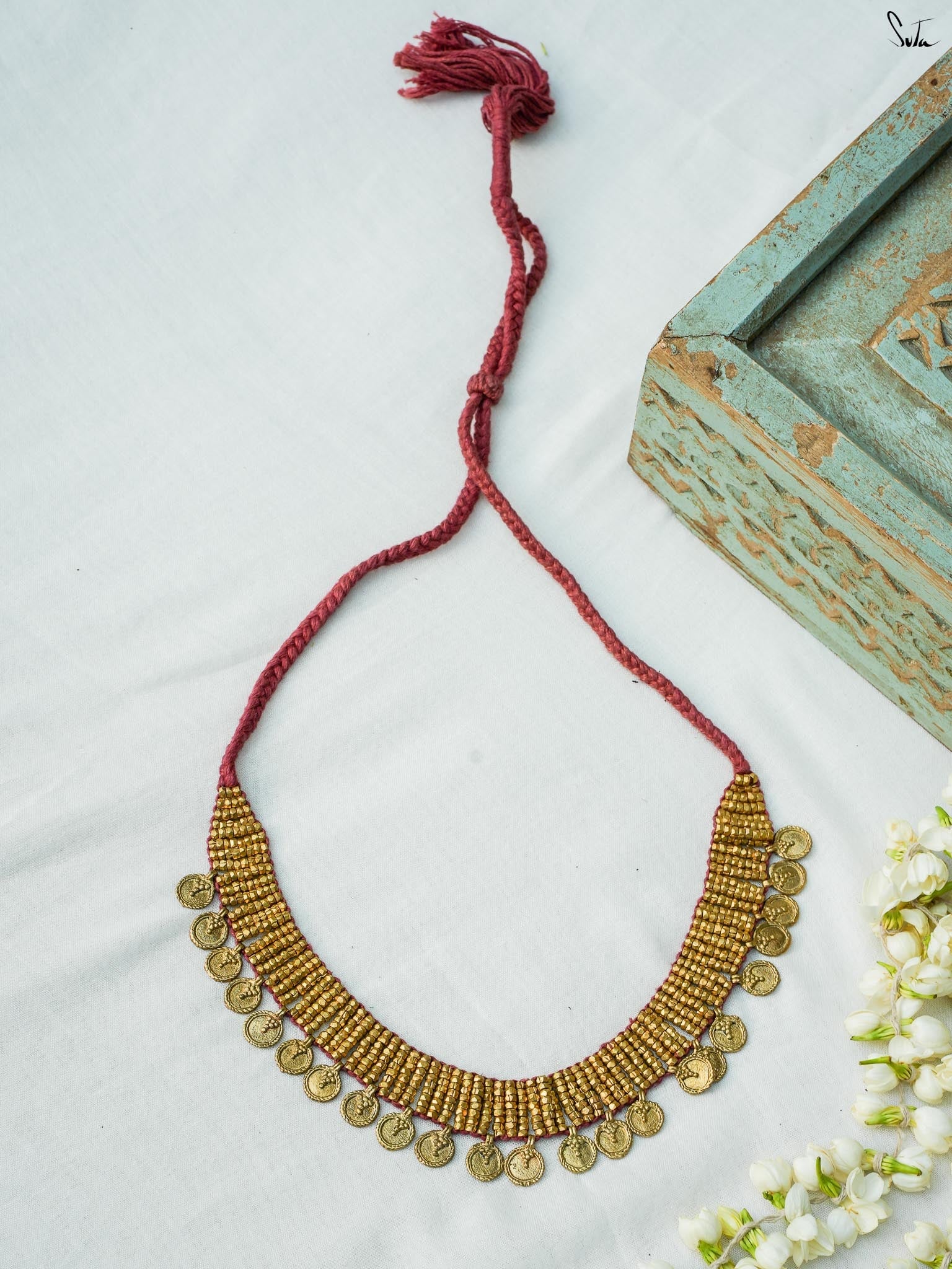 Hir (Handcrafted Dhokra Brass Neckpiece)