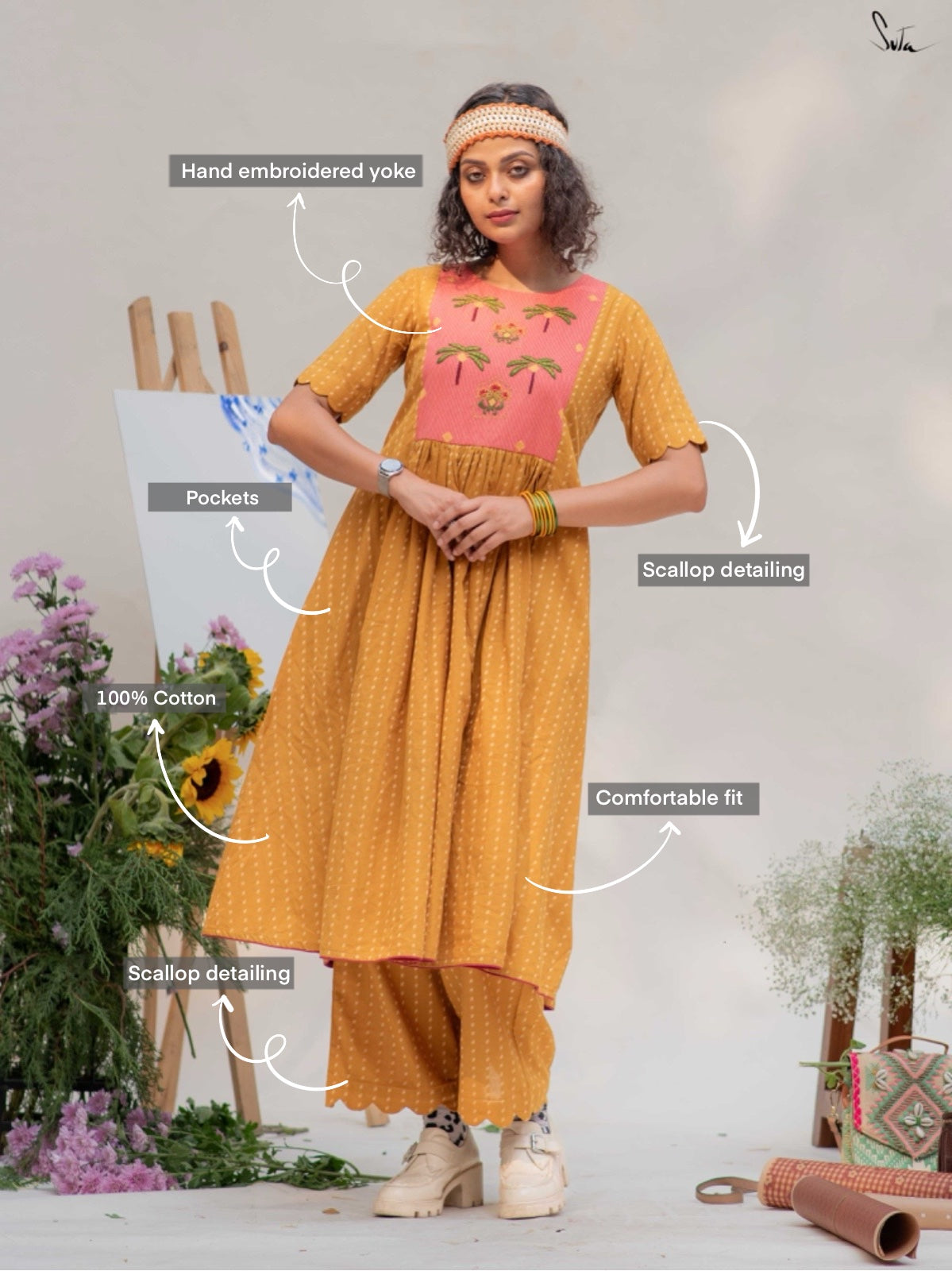 Ushno Pata (Kurta Set)