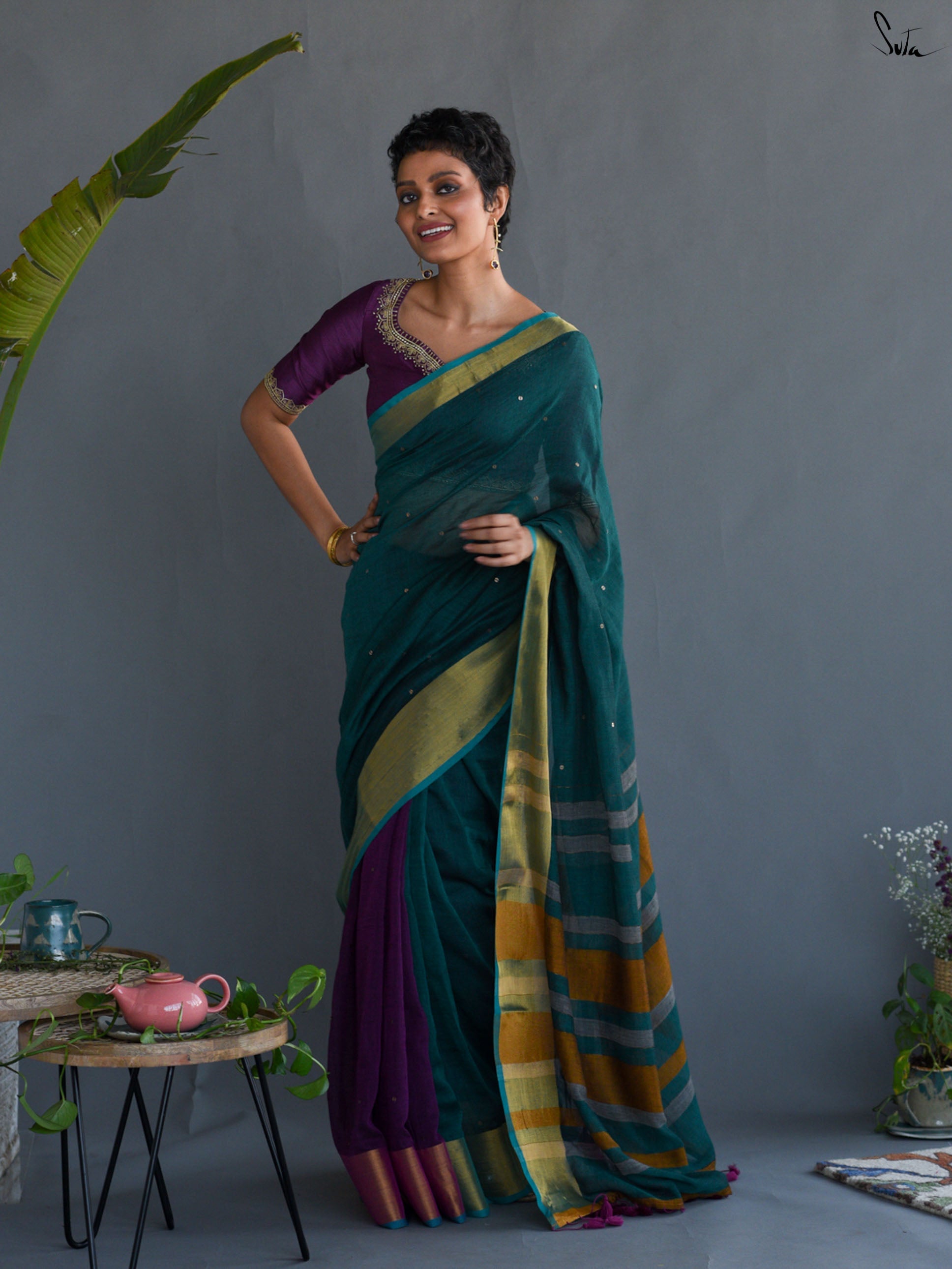 Mehendi Saree
