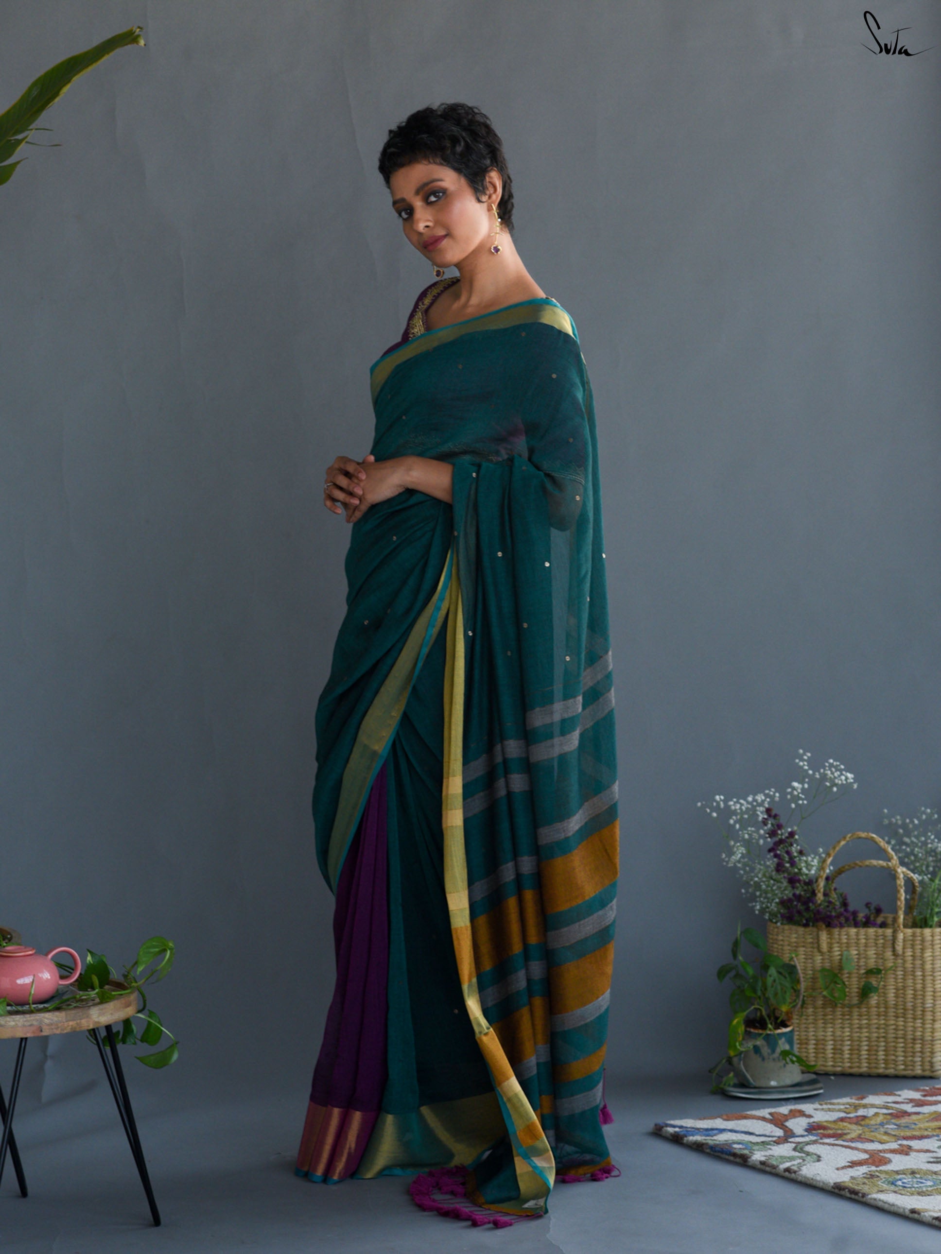 Mehendi Saree
