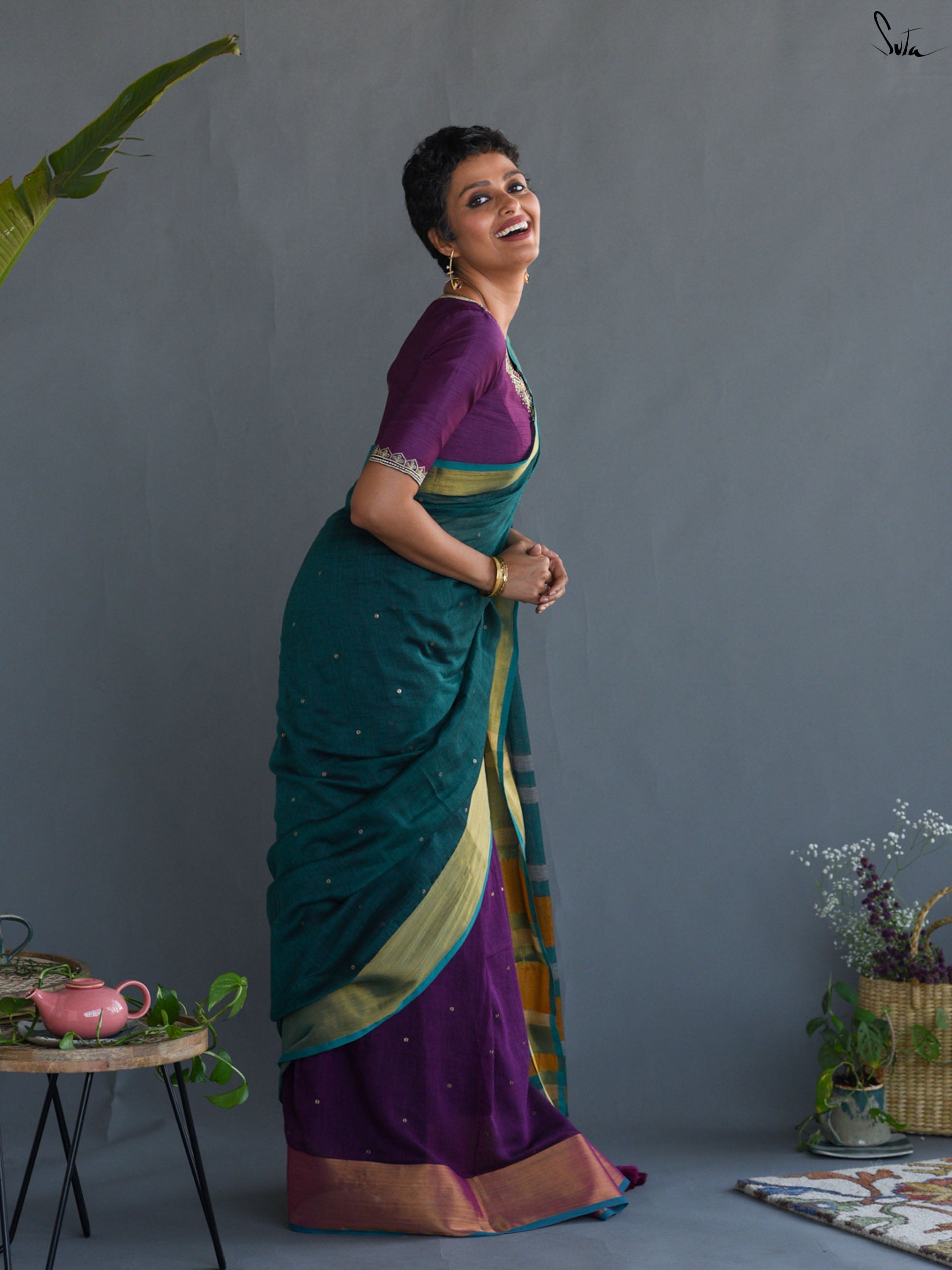 Mehendi Saree