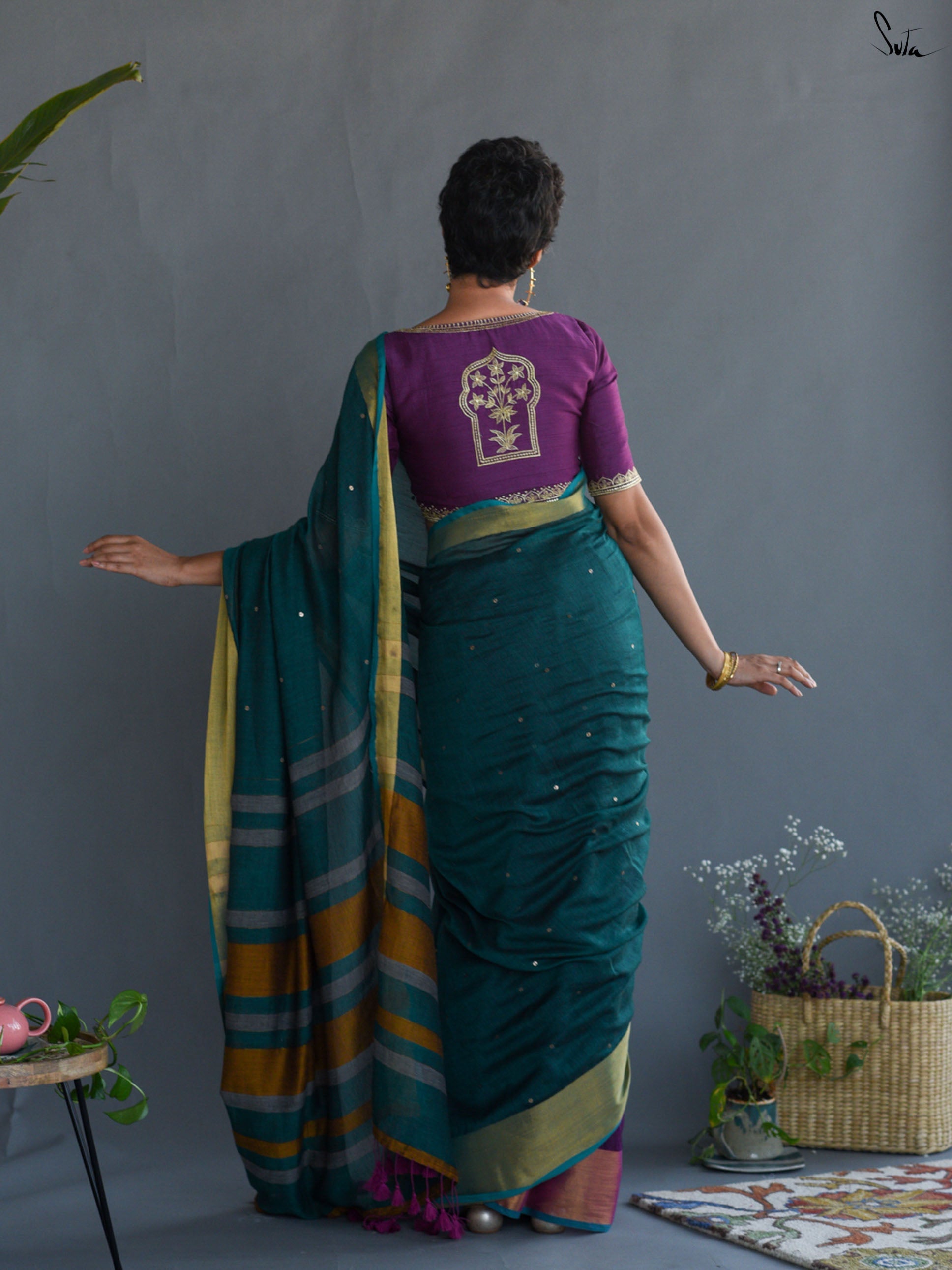 Mehendi Saree