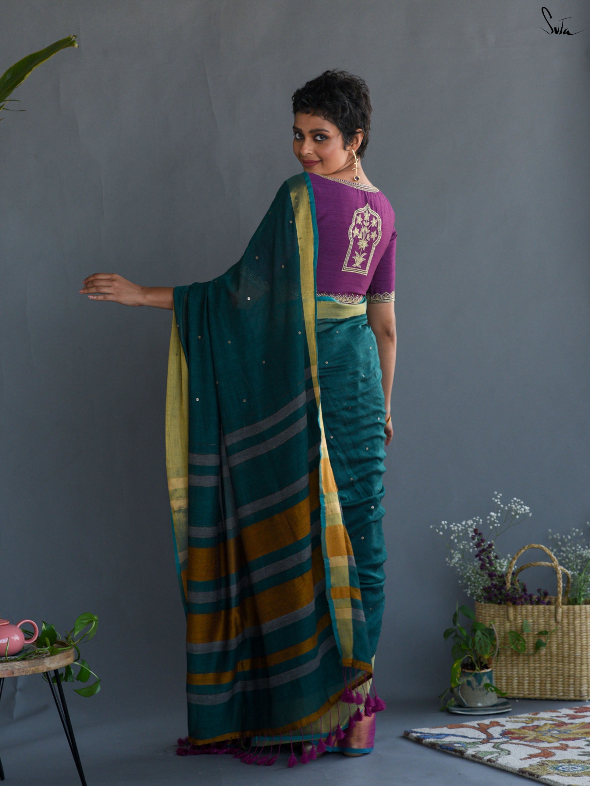 Mehendi Saree