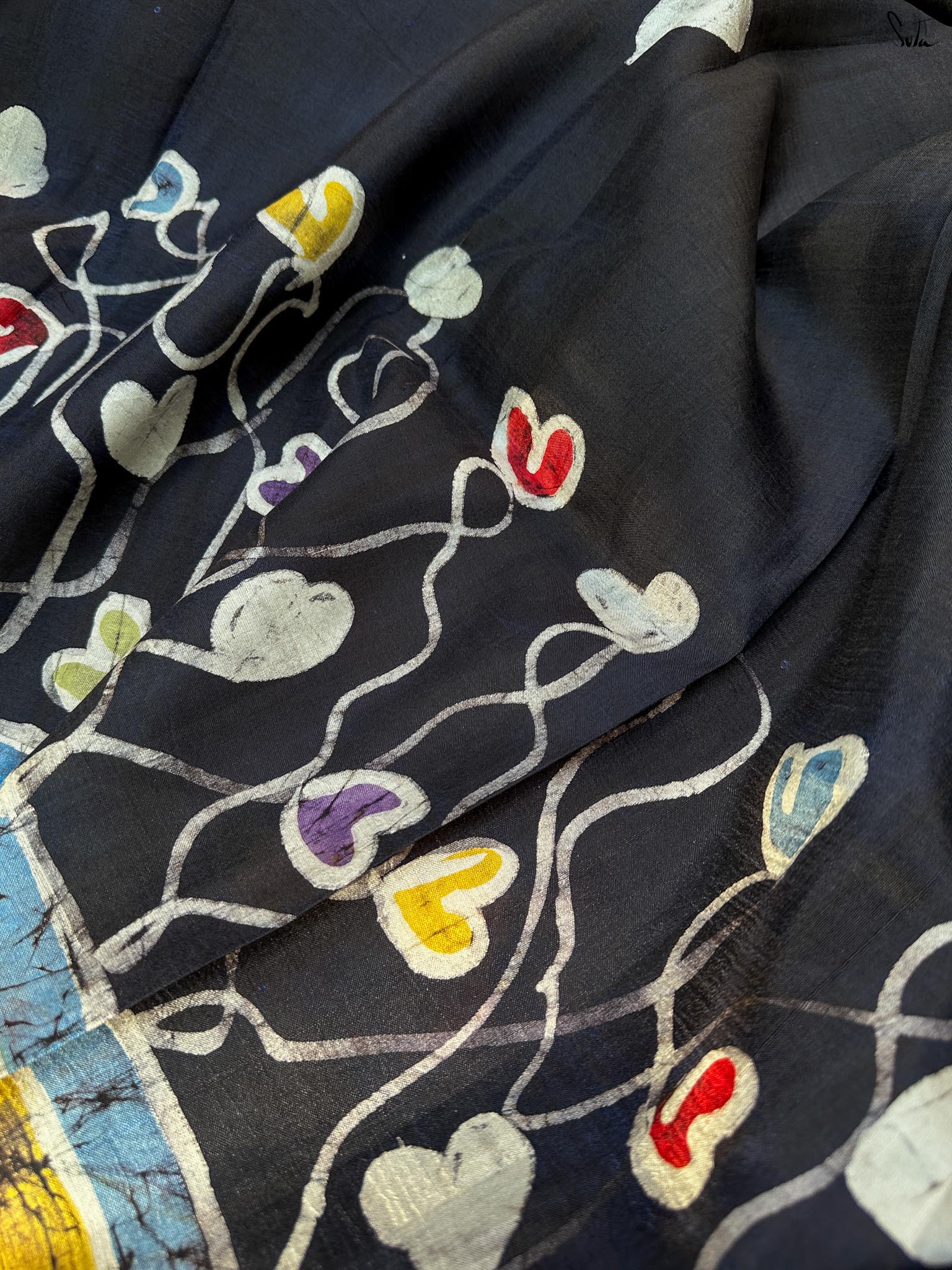 Rang Jyoti (Pure Silk Hand Batik Saree)