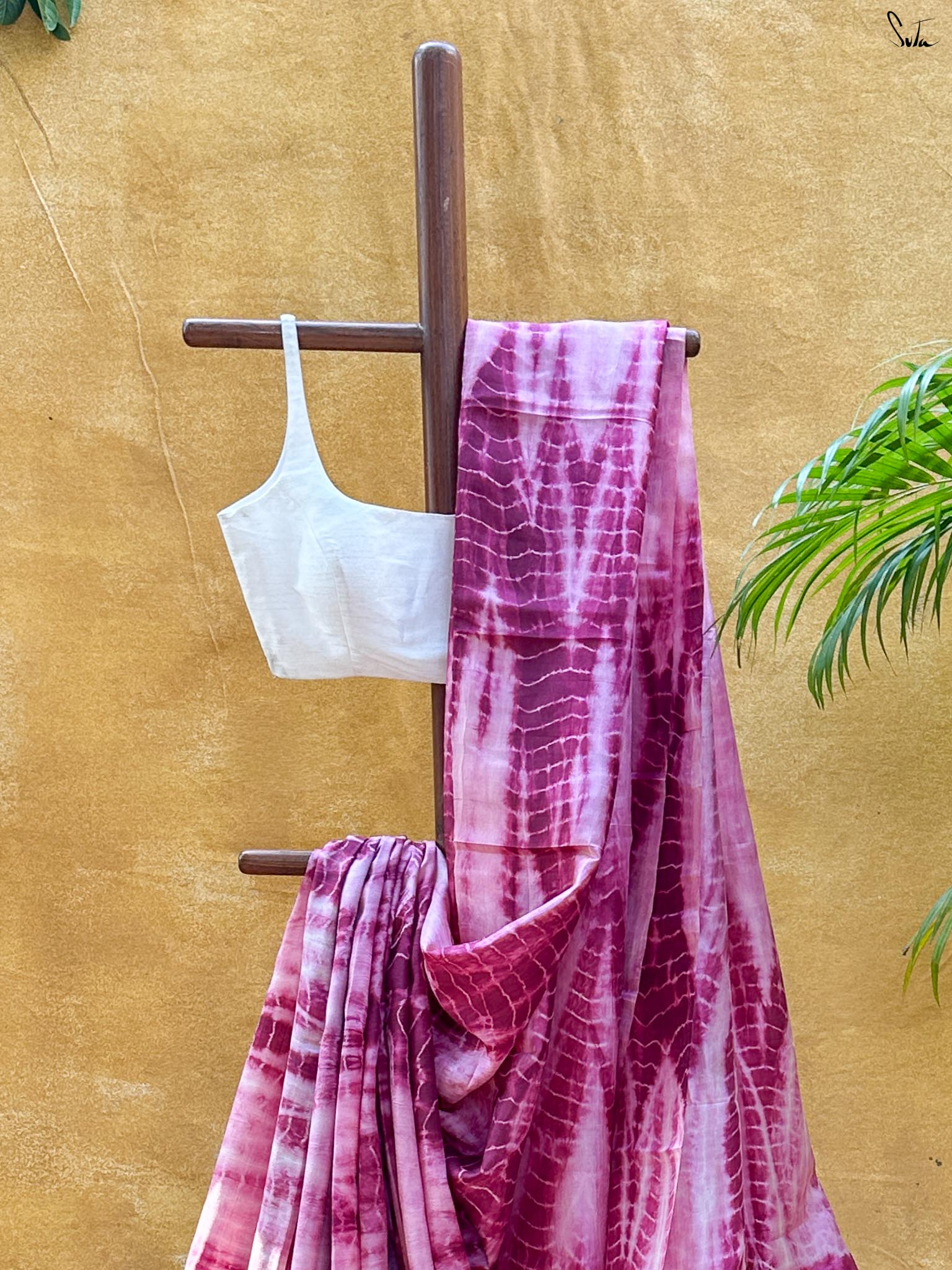 Rang Sangam (Pure Silk Hand Shibori Saree)