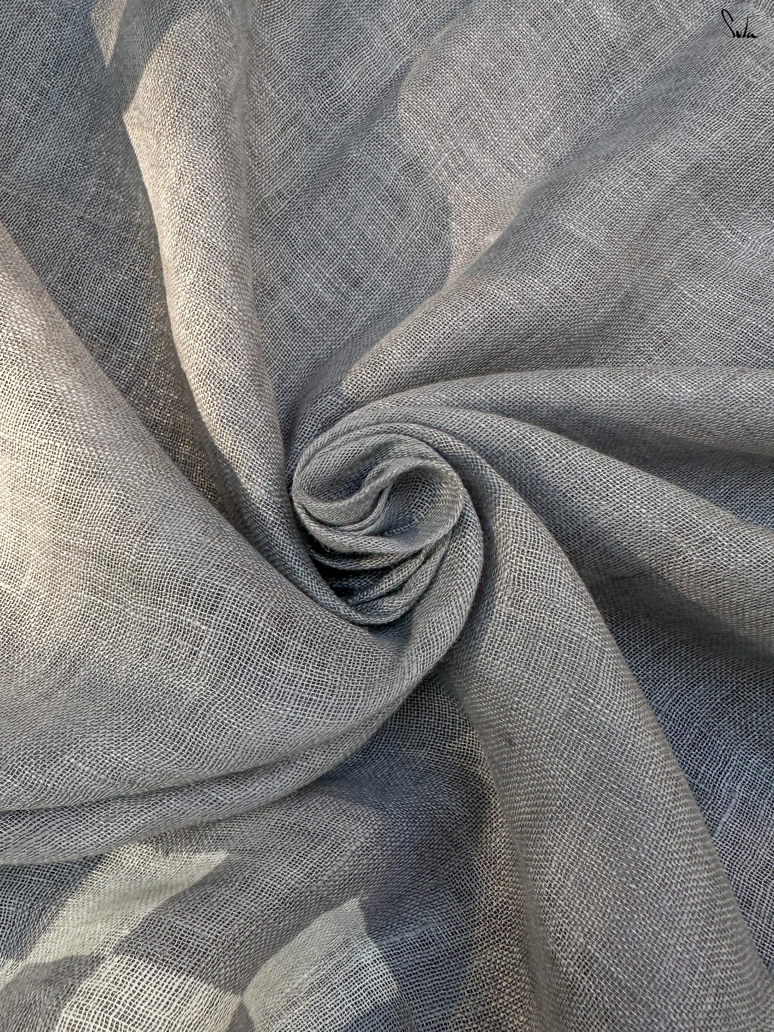 Rang Vistaar (Pure Linen Hand Painted Saree)