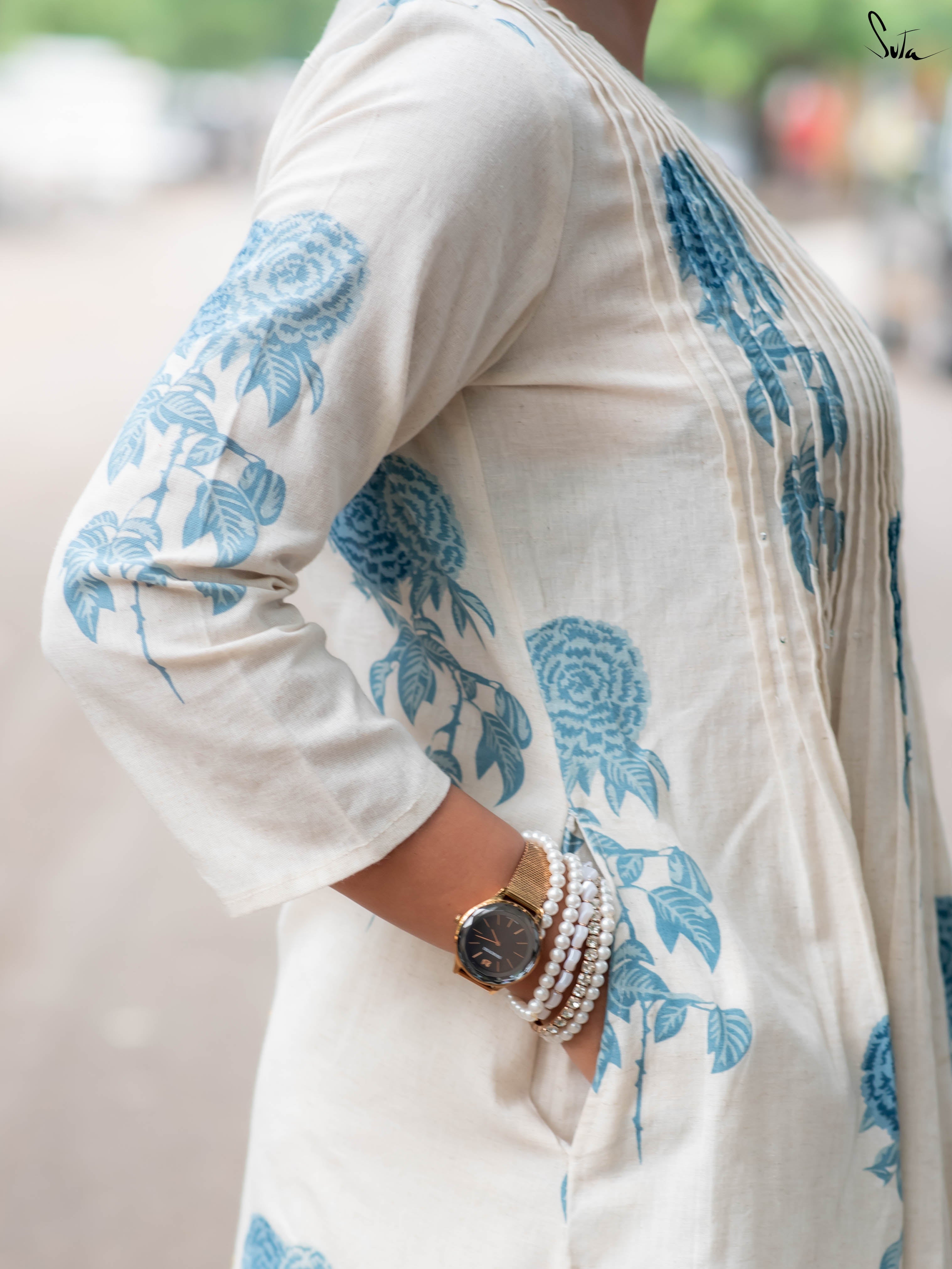 Suta White Cotton Kurta Set
