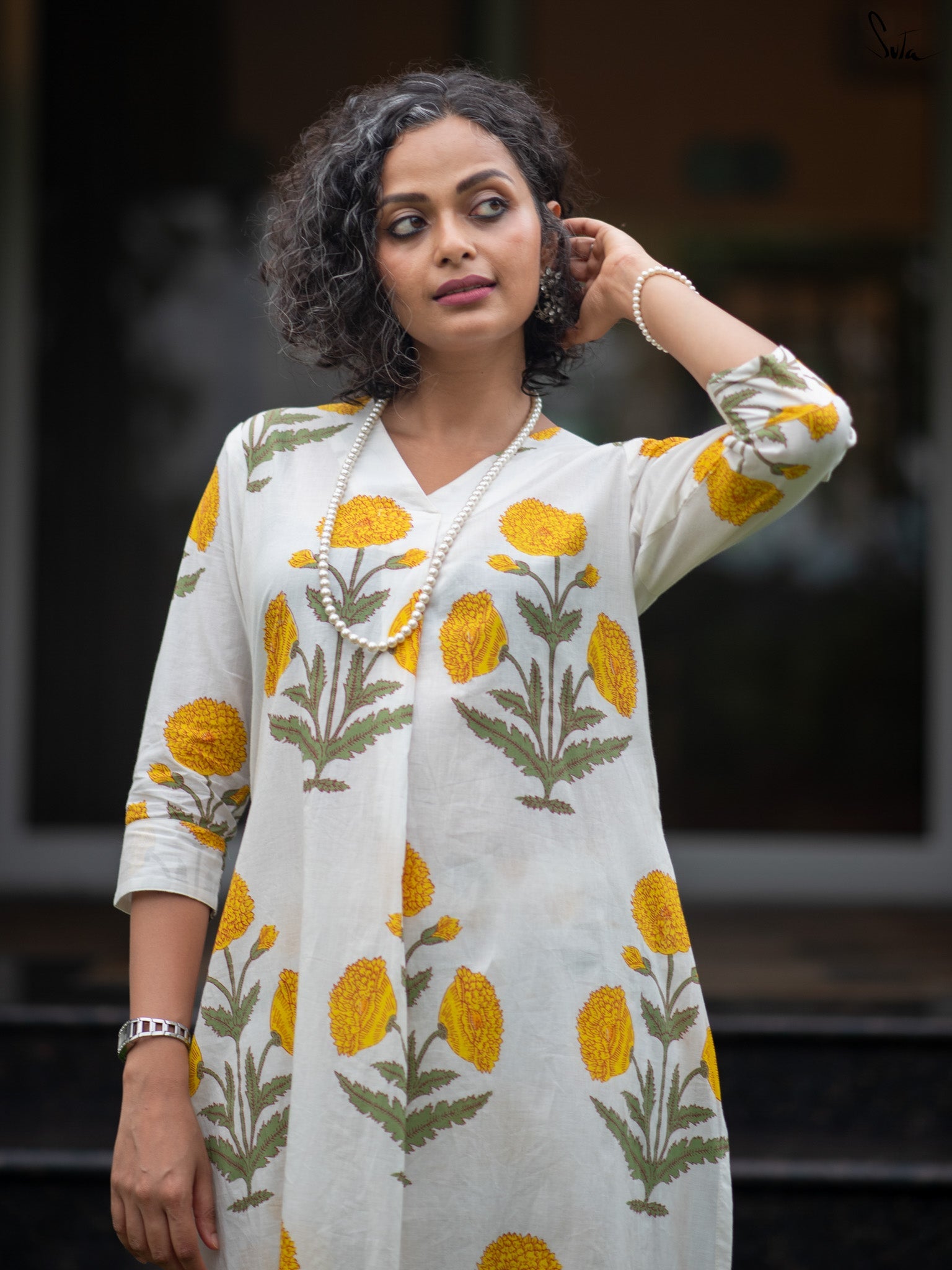 Suta White Cotton Kurta Set
