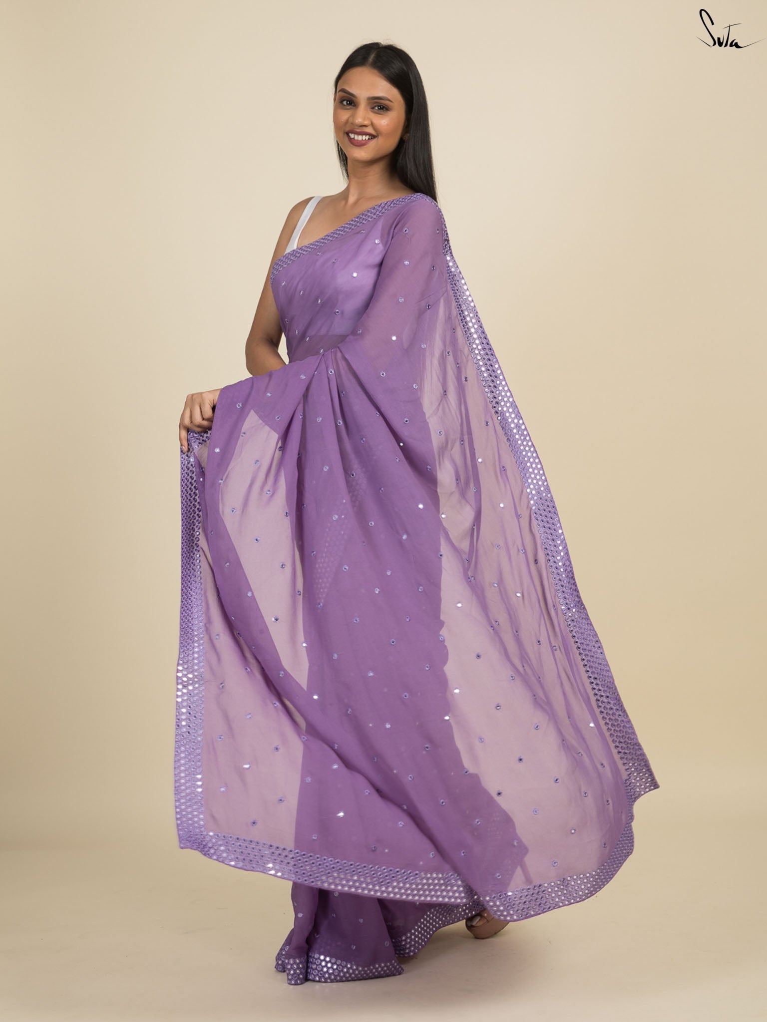 Lavish Lavendar Saree