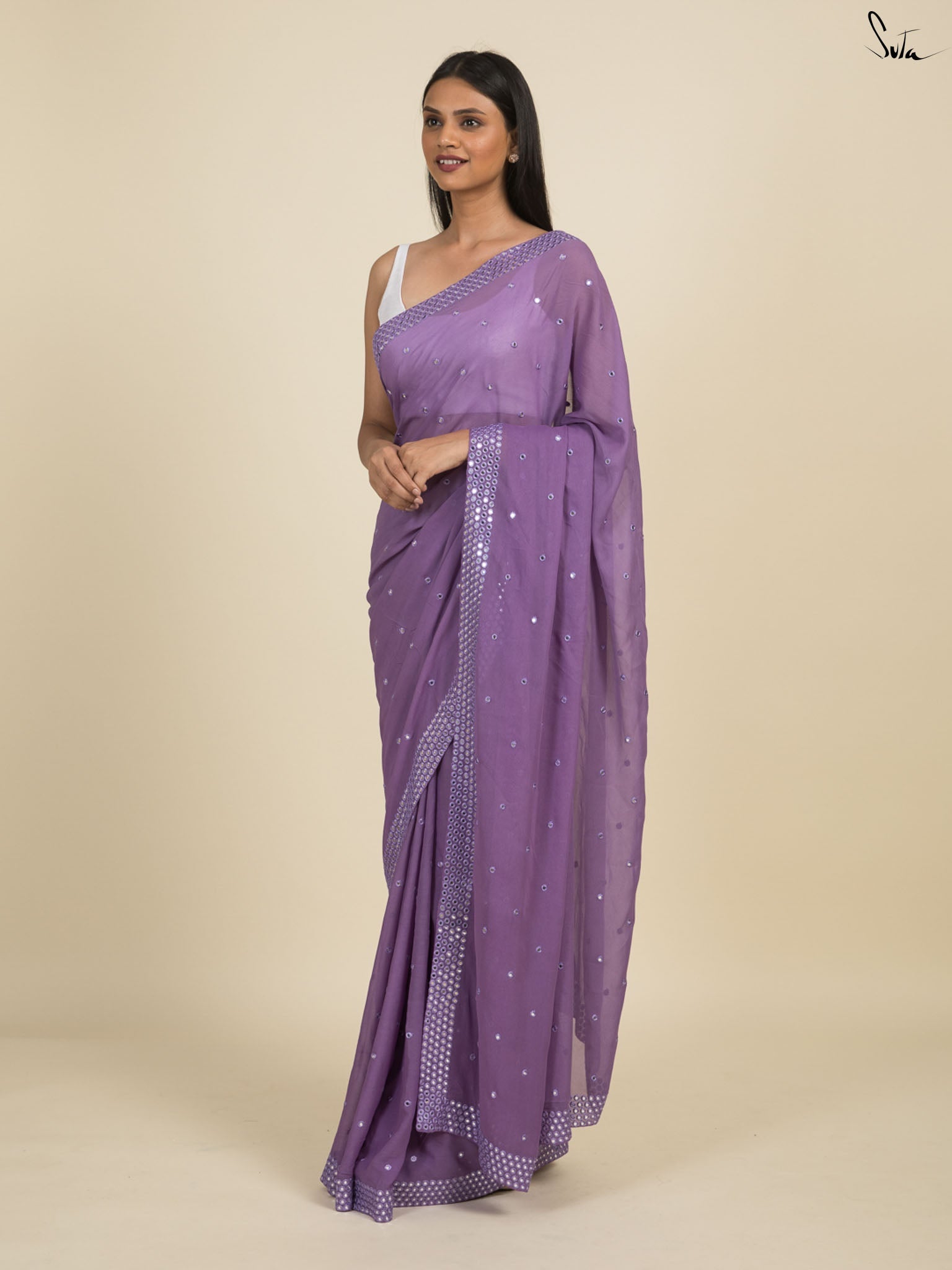 Lavish Lavendar Saree