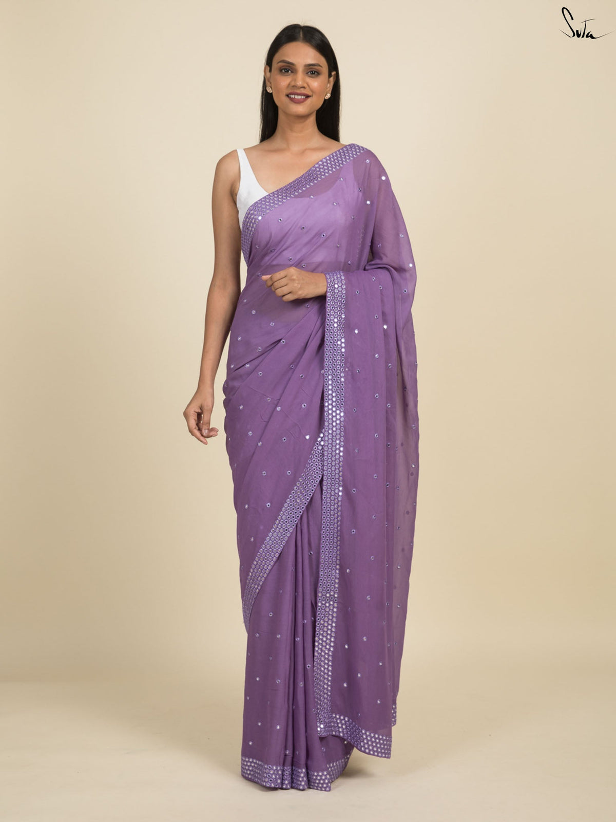 Lavish Lavendar Saree