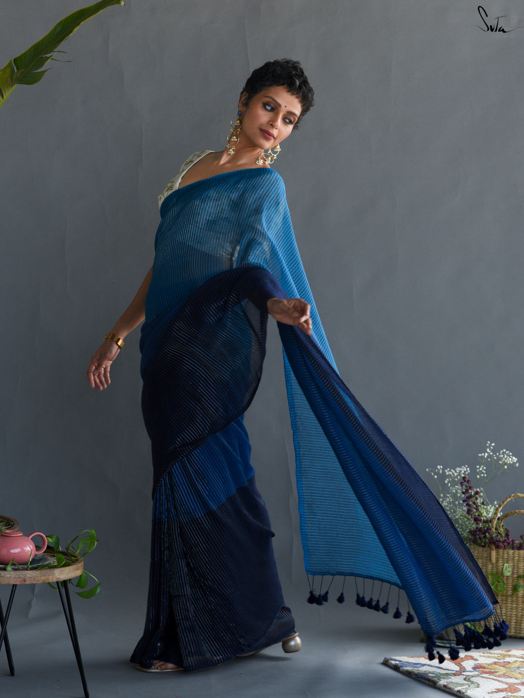 Glitzing Colours Saree