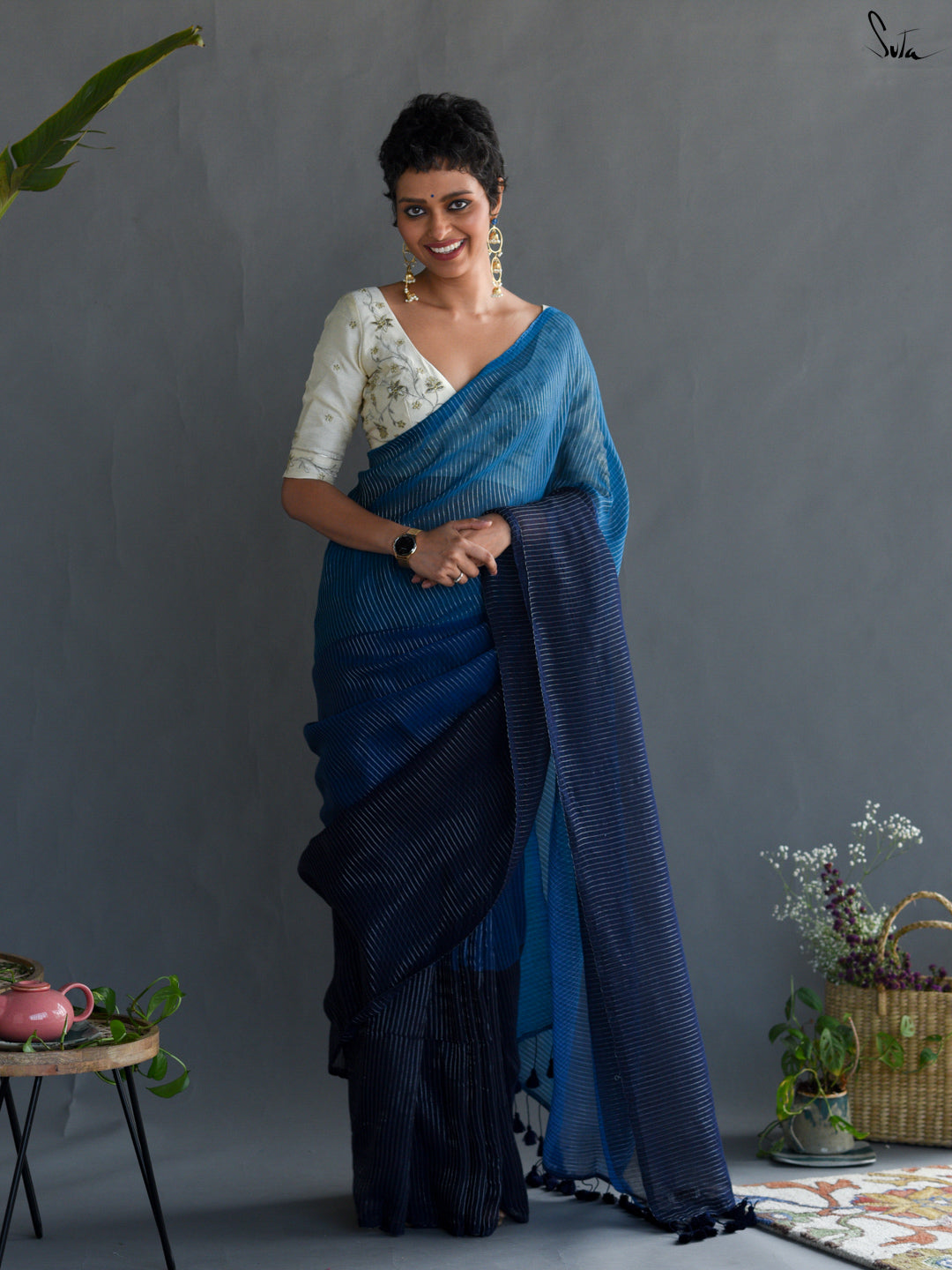 Glitzing Colours Saree