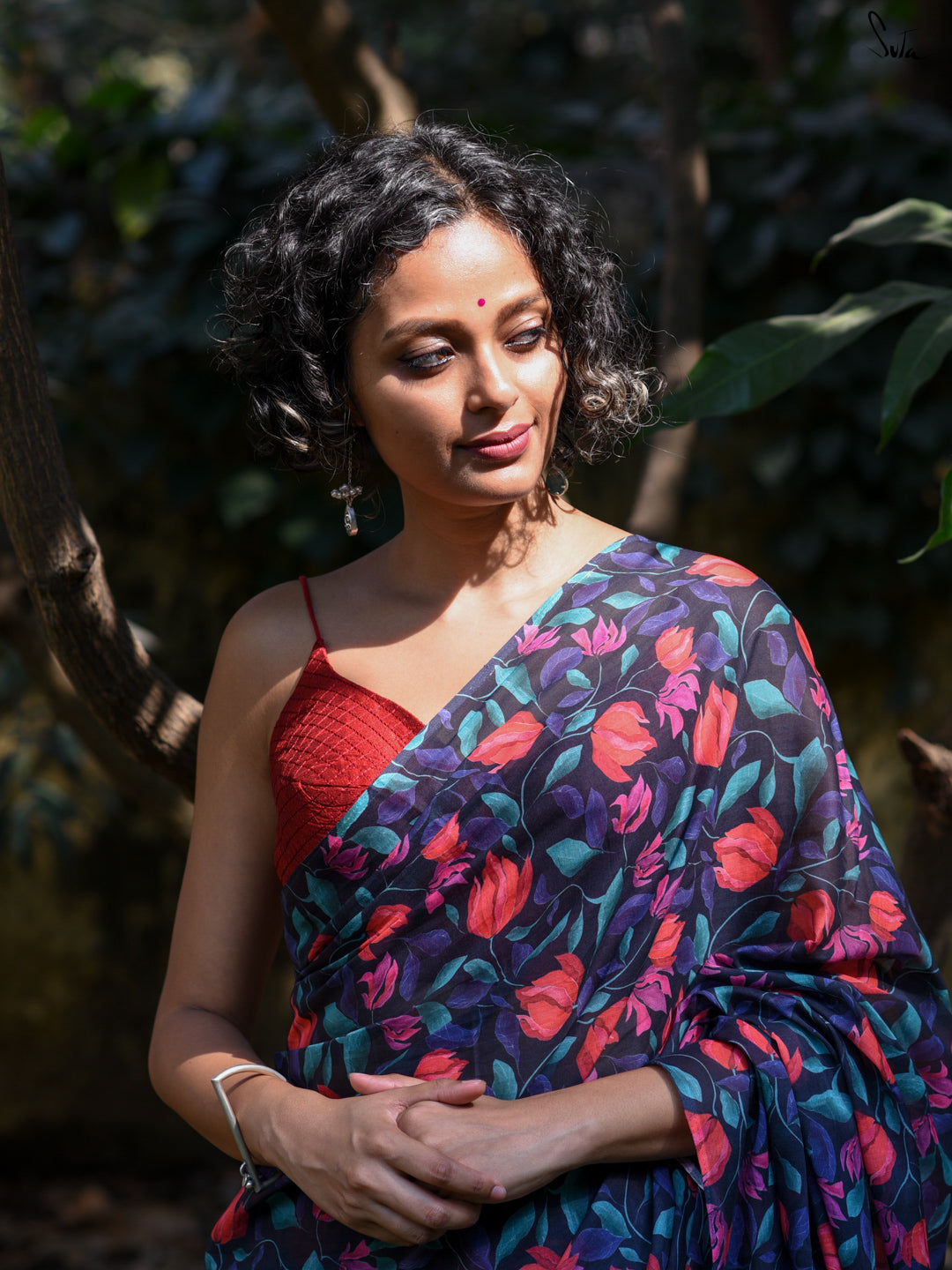 Valey Of Flowers Saree