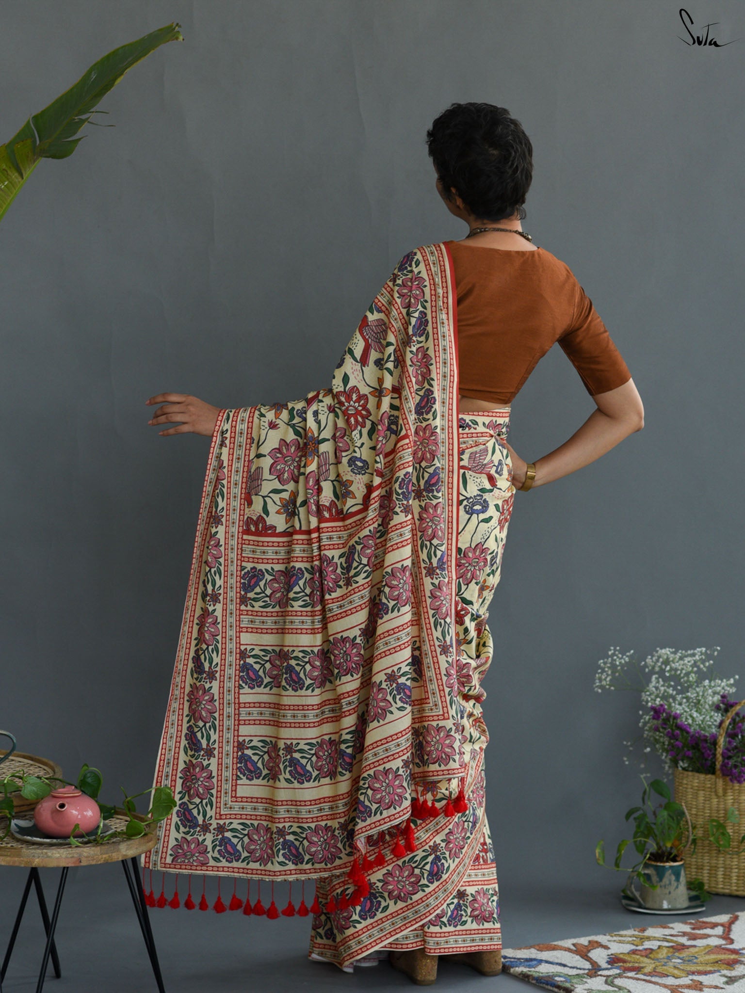Blooming Flower Saree
