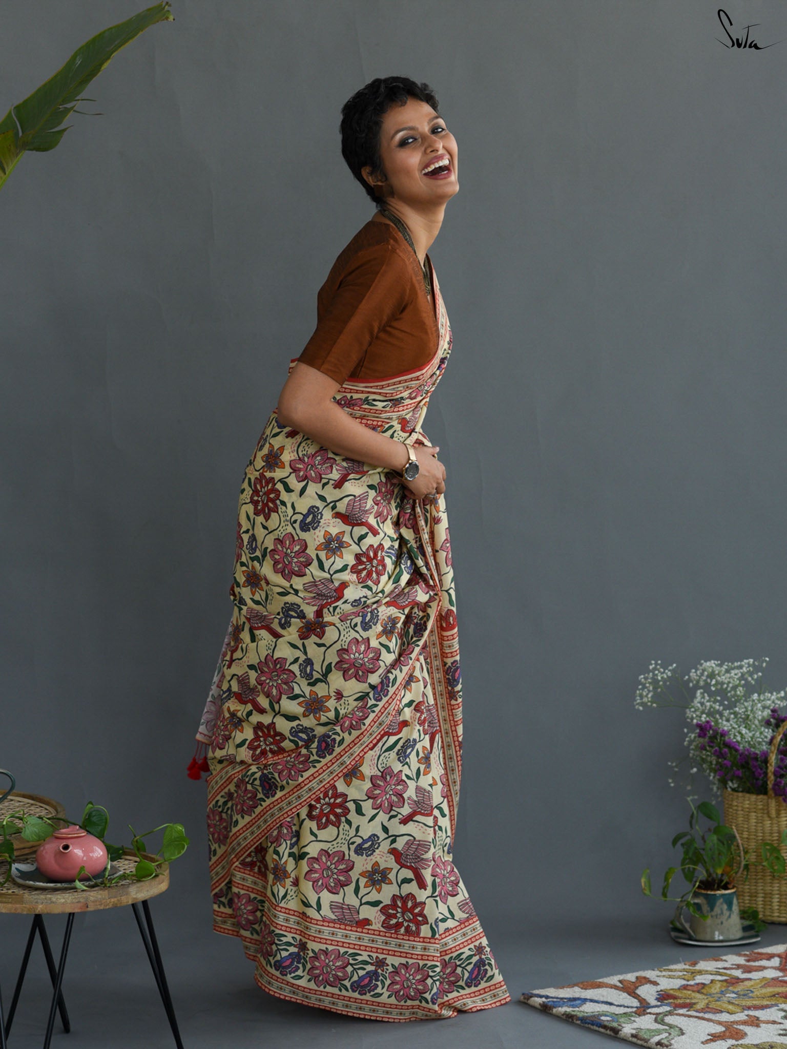 Blooming Flower Saree