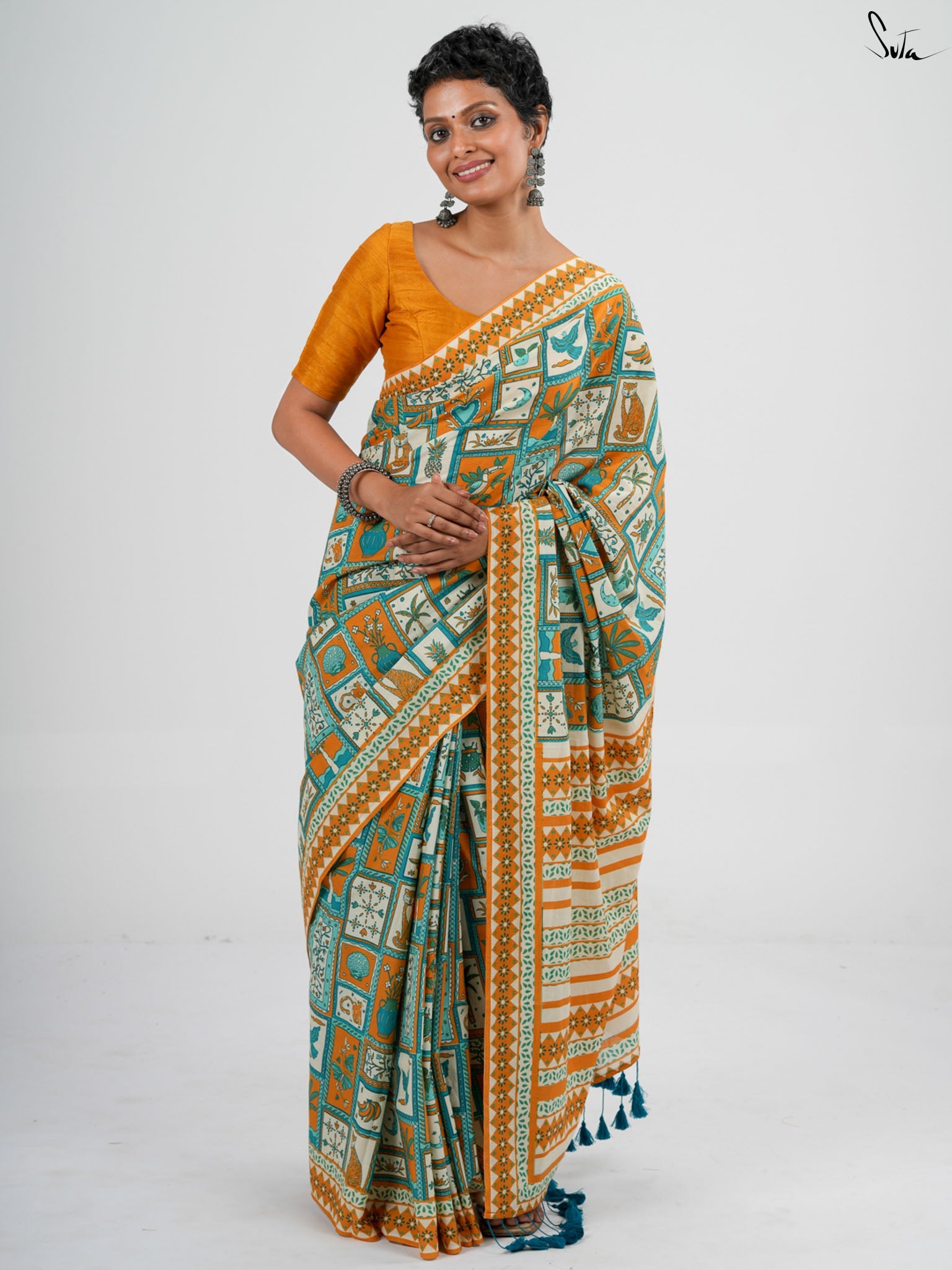 Motifational Saree