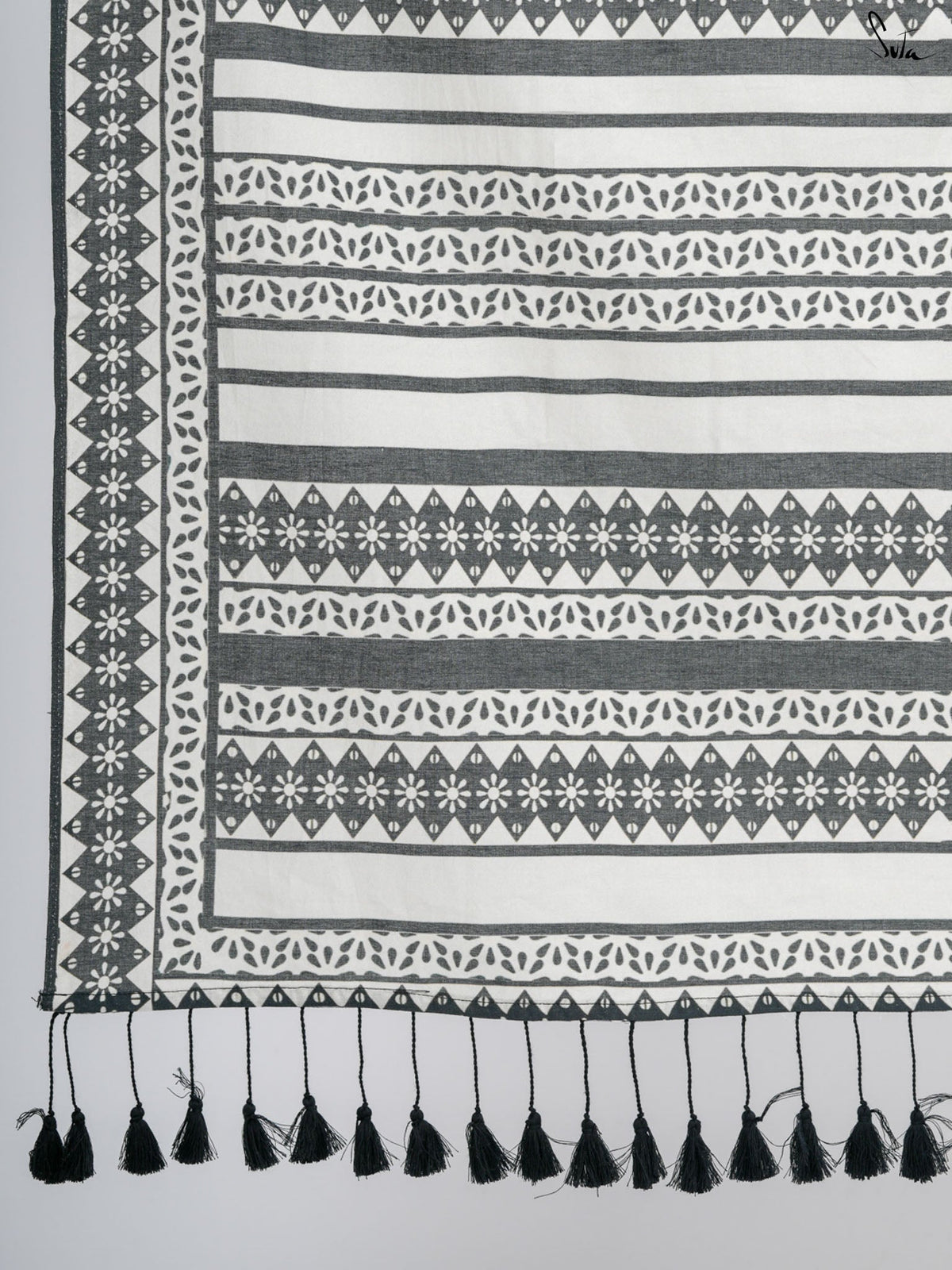 Quirky Motifs Saree