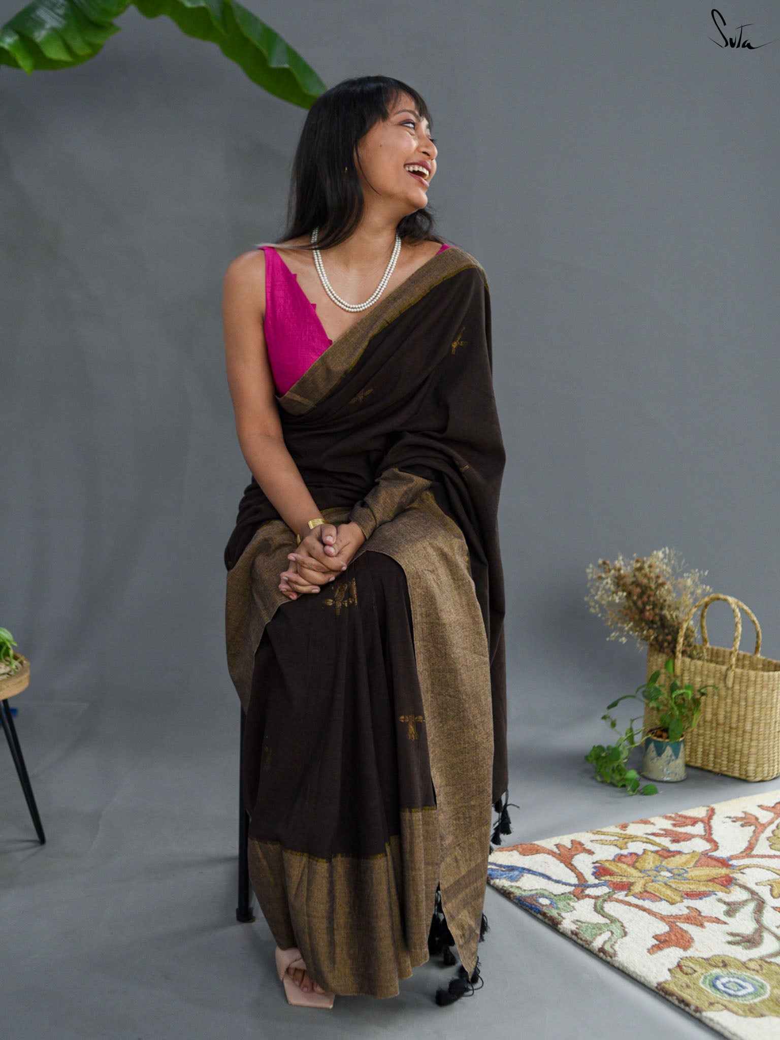 Mud Floral Saree