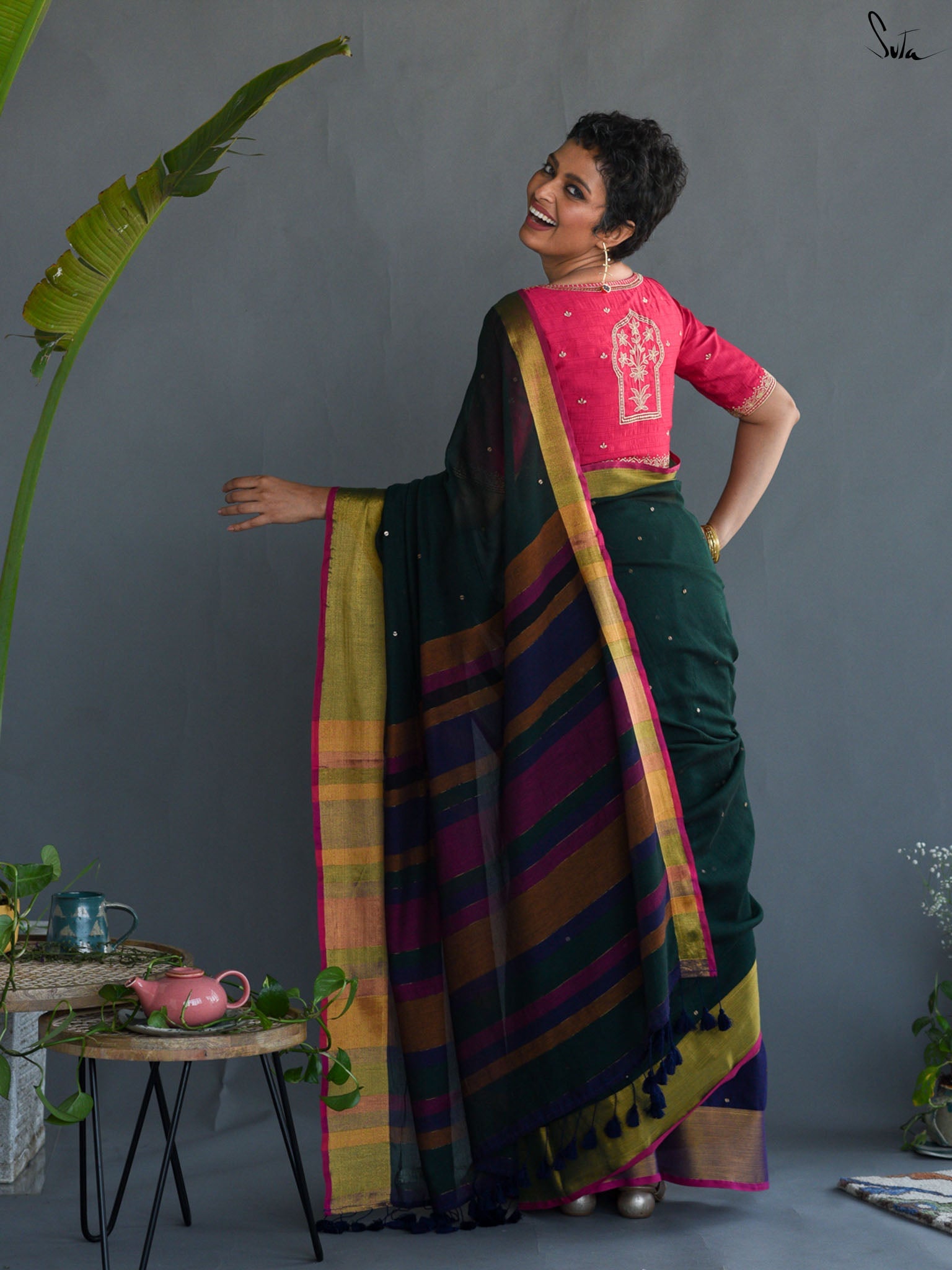 Cocktail Night Saree