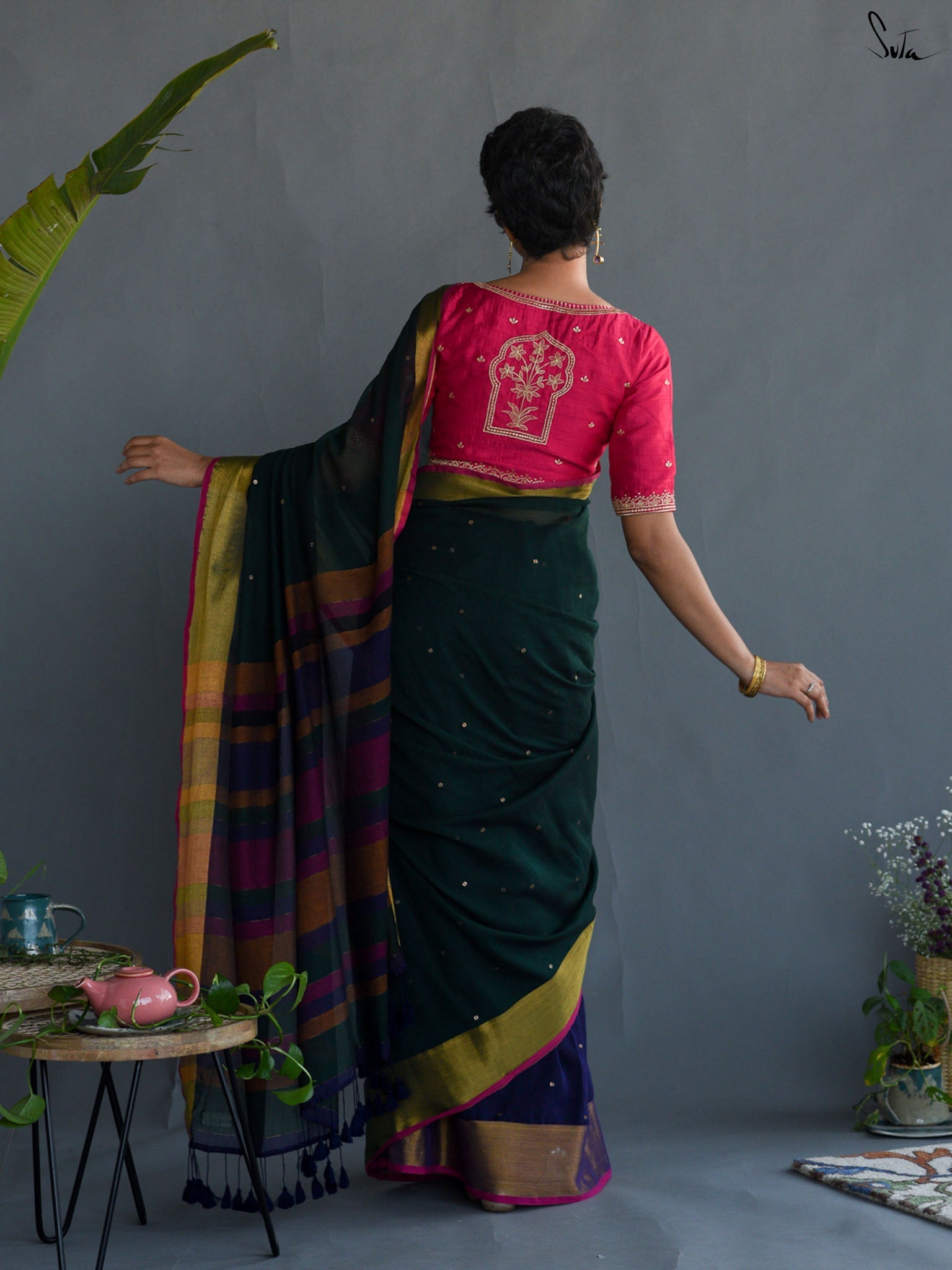 Cocktail Night Saree