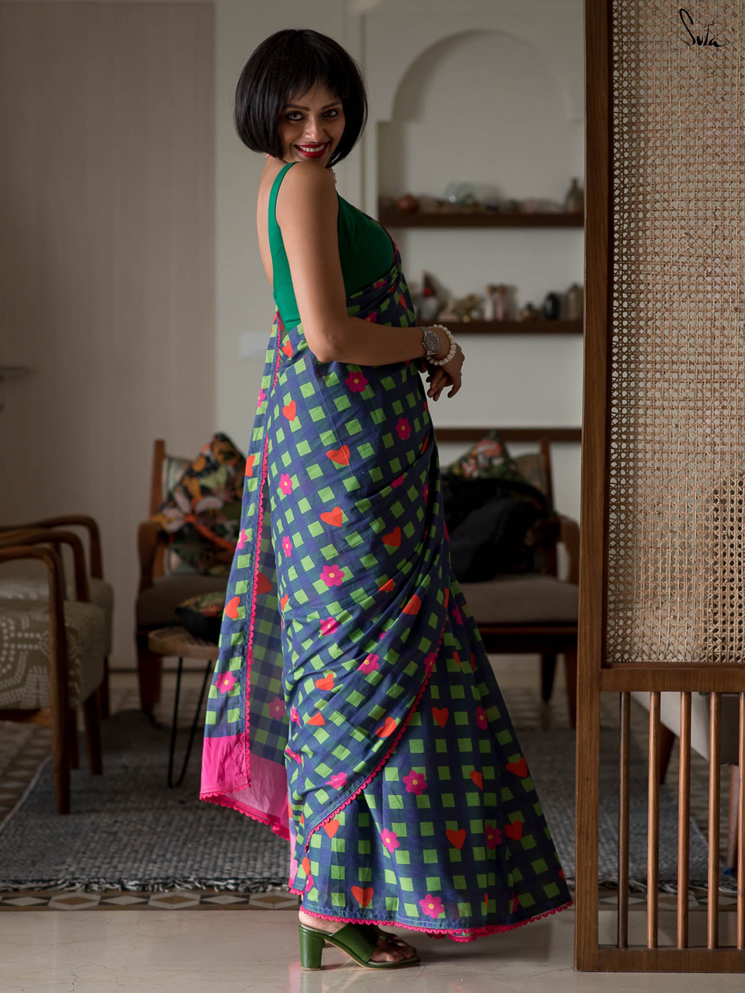 Forest for the Flowers Sarees