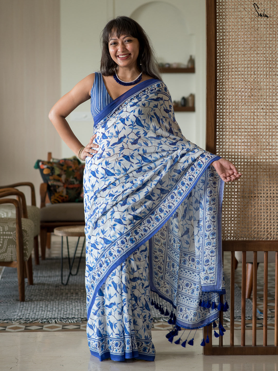 Songs of a Bird Saree