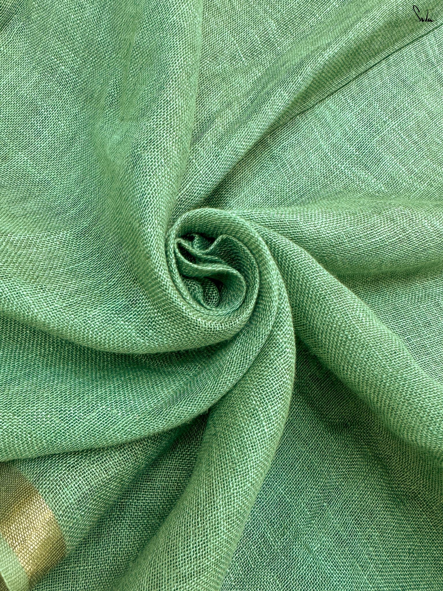 Sutrangi Leher (Pure Linen Hand Batik Saree)
