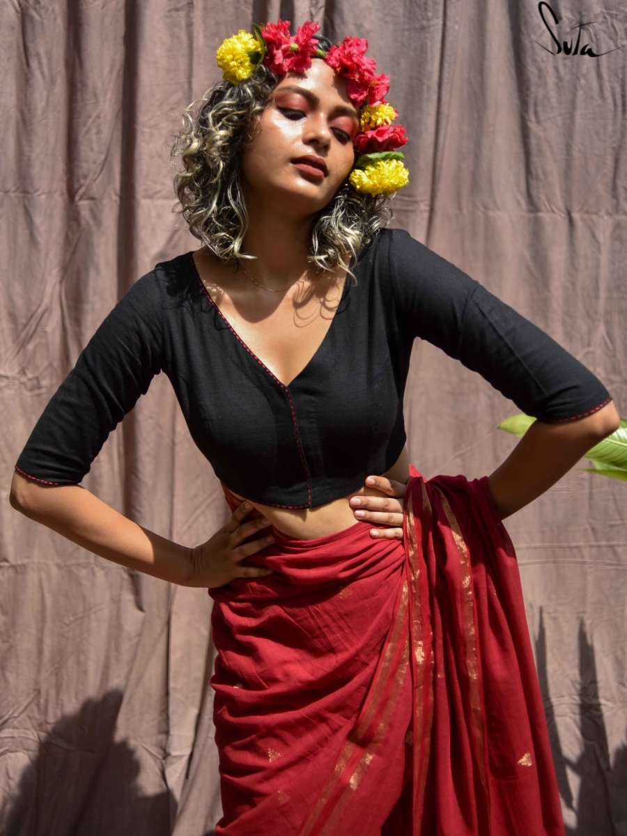Aaravi (Blouse) - suta.in