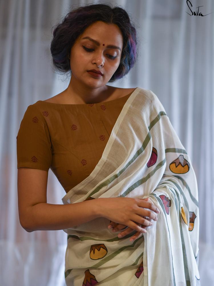 Bhura Disha (Blouse) - suta.in