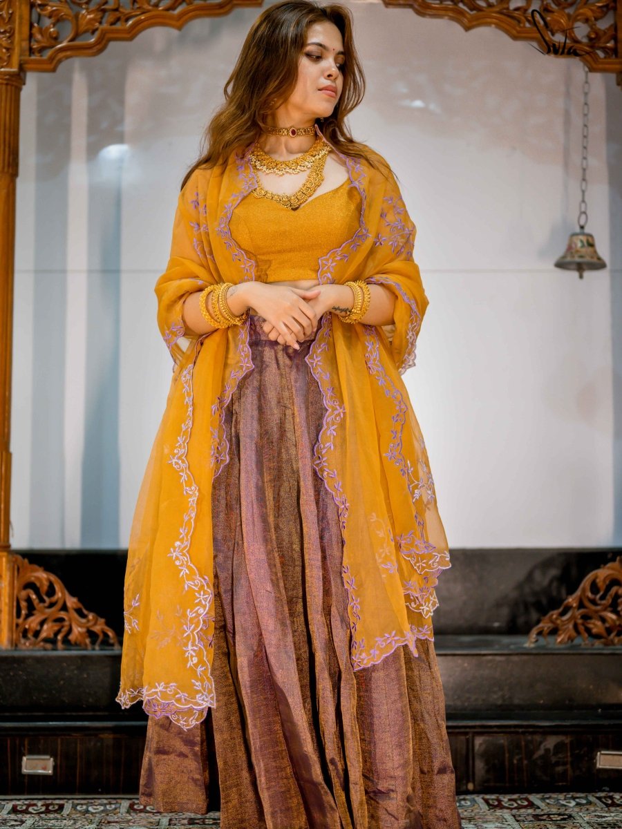 Bindu Sarovar (Lehenga Set) - suta