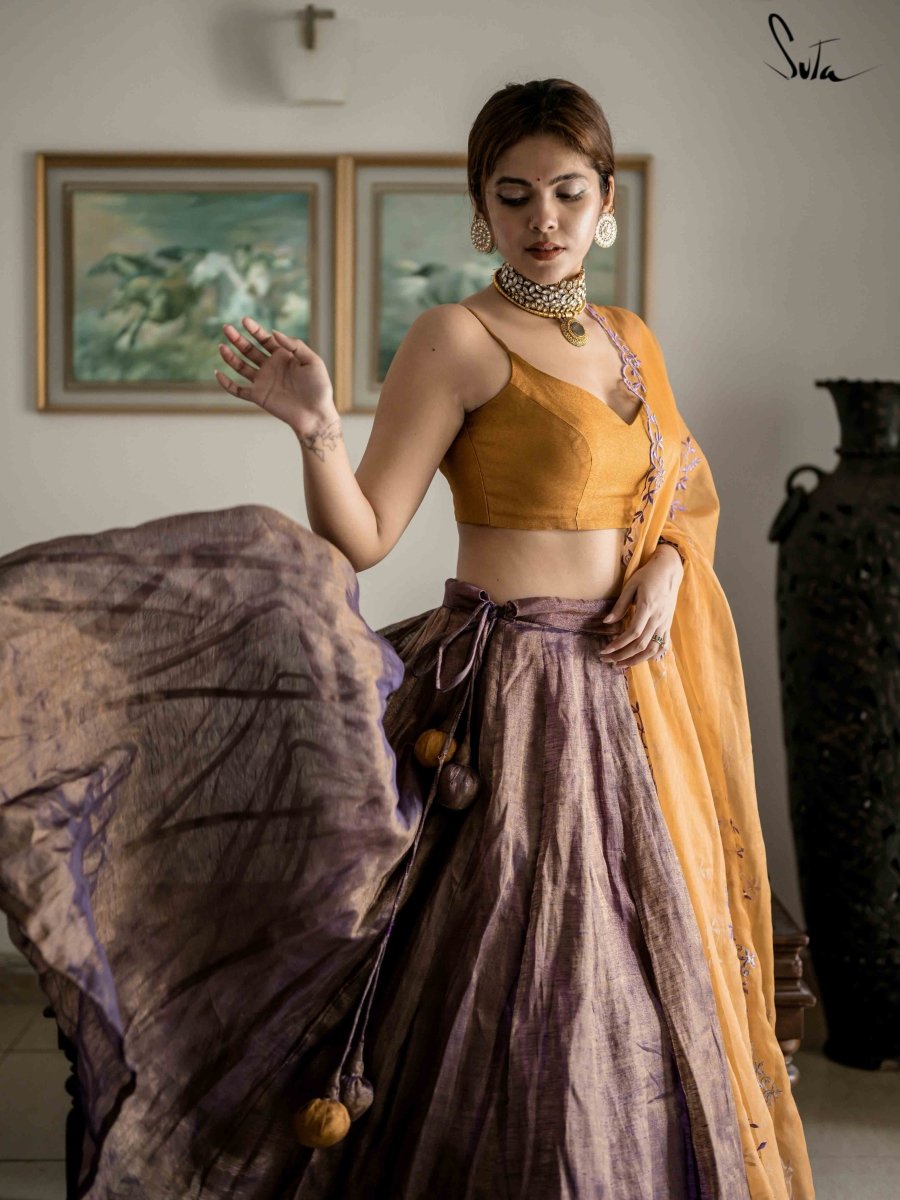 Bindu Sarovar (Lehenga Set) - suta