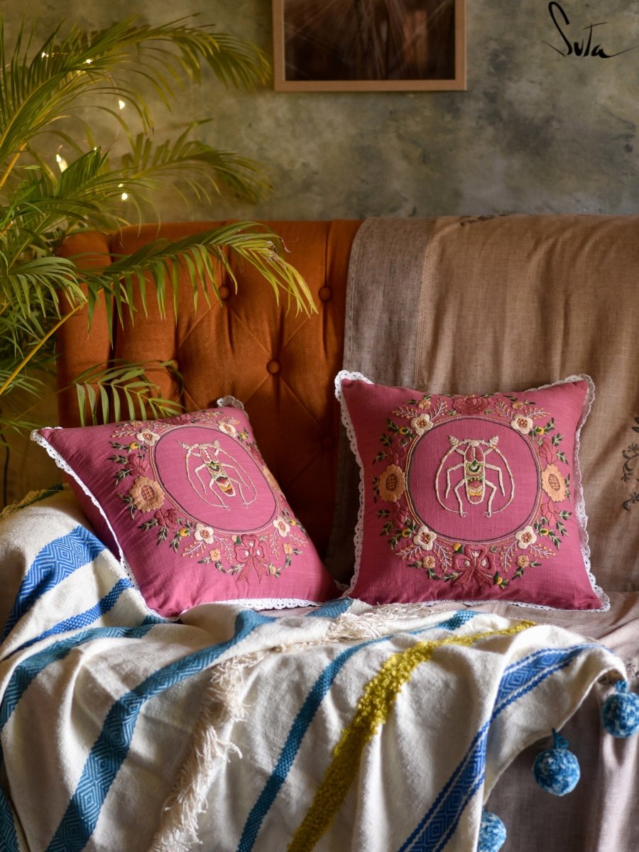 Blooming Halos (Cushion Cover) - suta