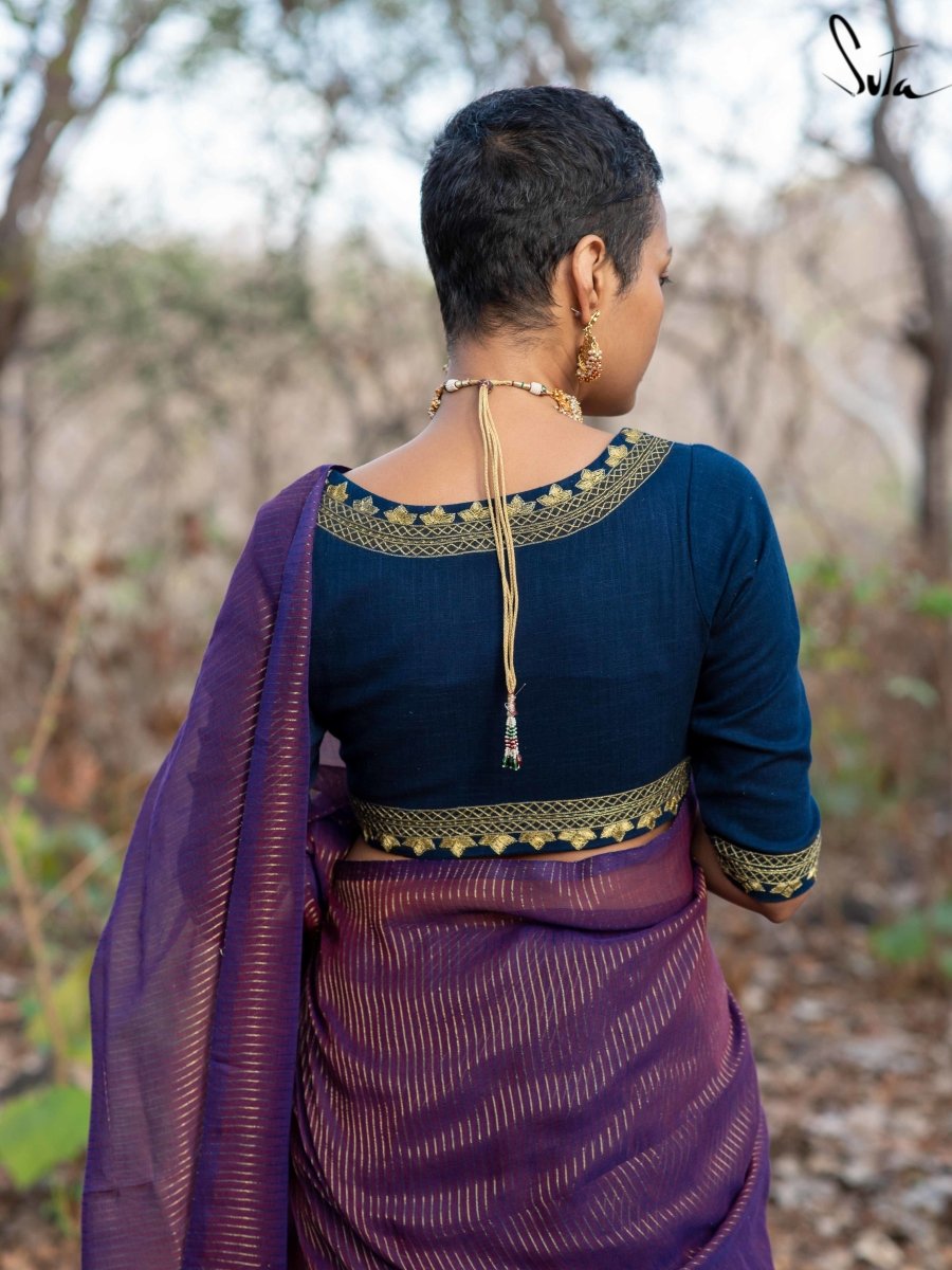 Deep blue Shona - suta