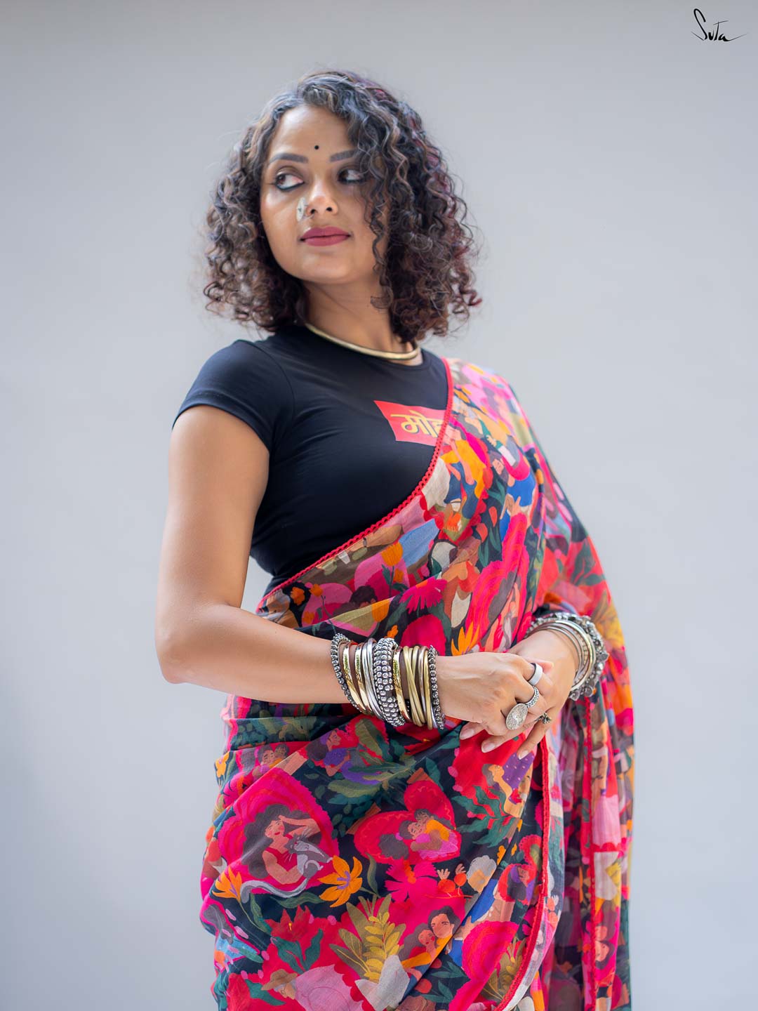 Pride Mohabbat (Baby Tee Blouse)