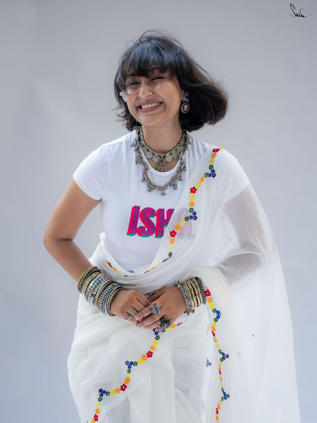 Pride Ishq (Baby Tee Blouse)