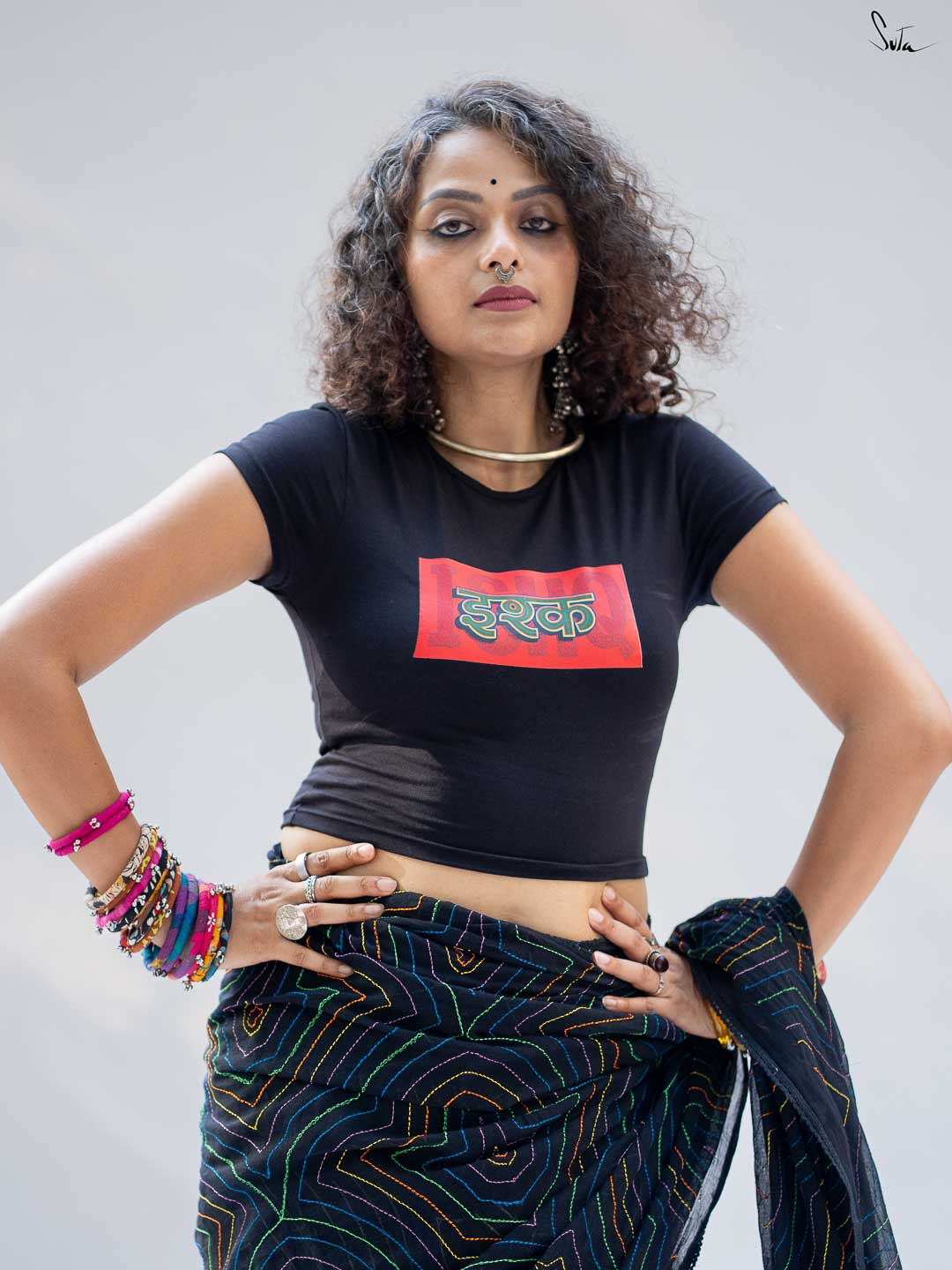 Ishq Ishq (Baby Tee Blouse)