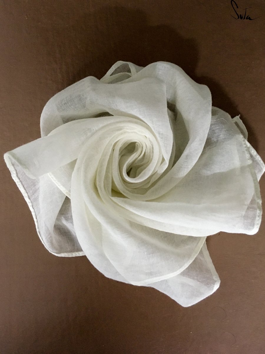 For the love of white ( Handkerchief ) - suta.in