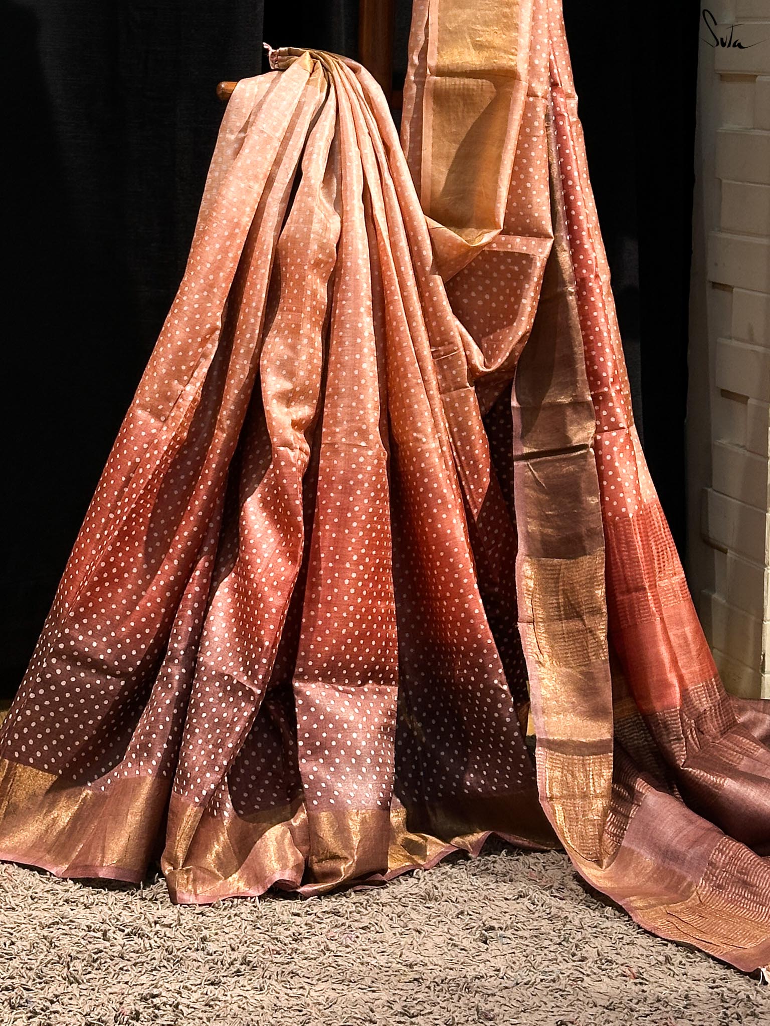 Phoolon Ki Udaan (Hand Painted Pure Silk Saree)