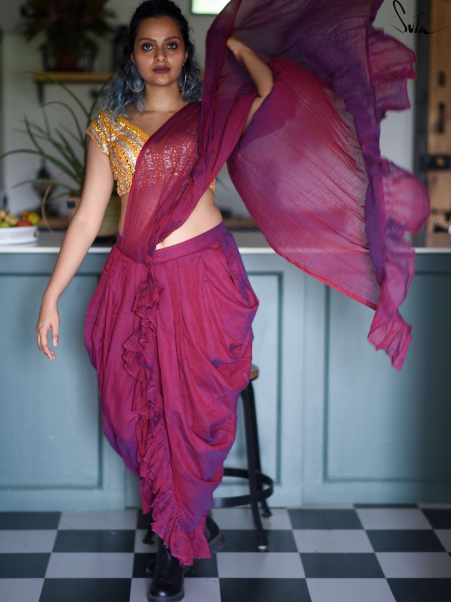 Jamun si Mithaas (Pre Stitched Saree) - suta.in