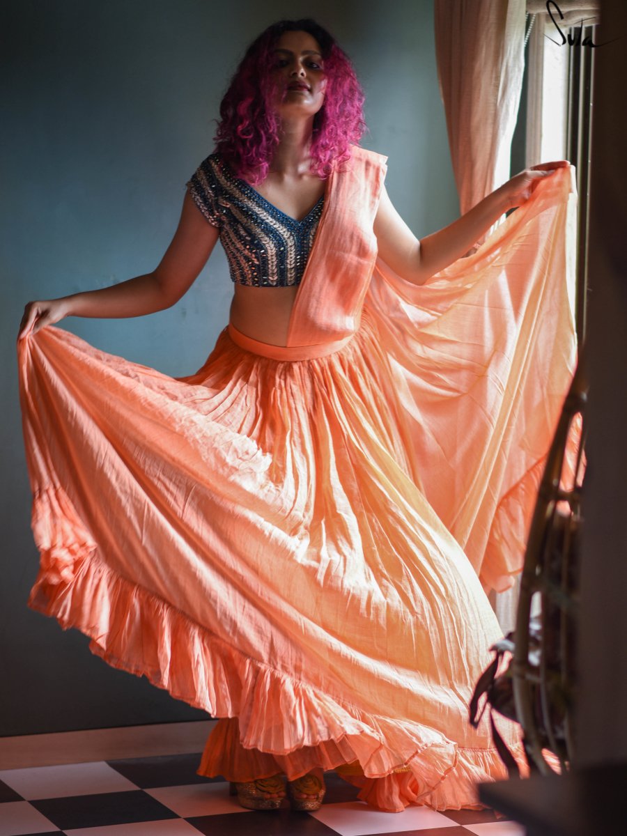 Khatta-Meetha Sa Mann (Pre Stitched Saree) - suta.in