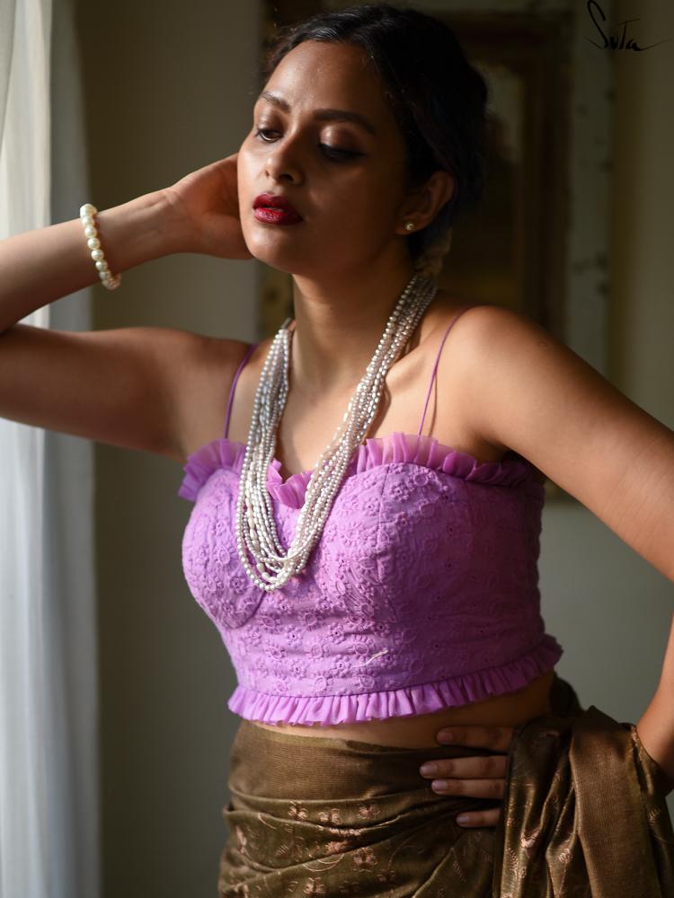 Lilac Salsa (Blouse) - suta.in