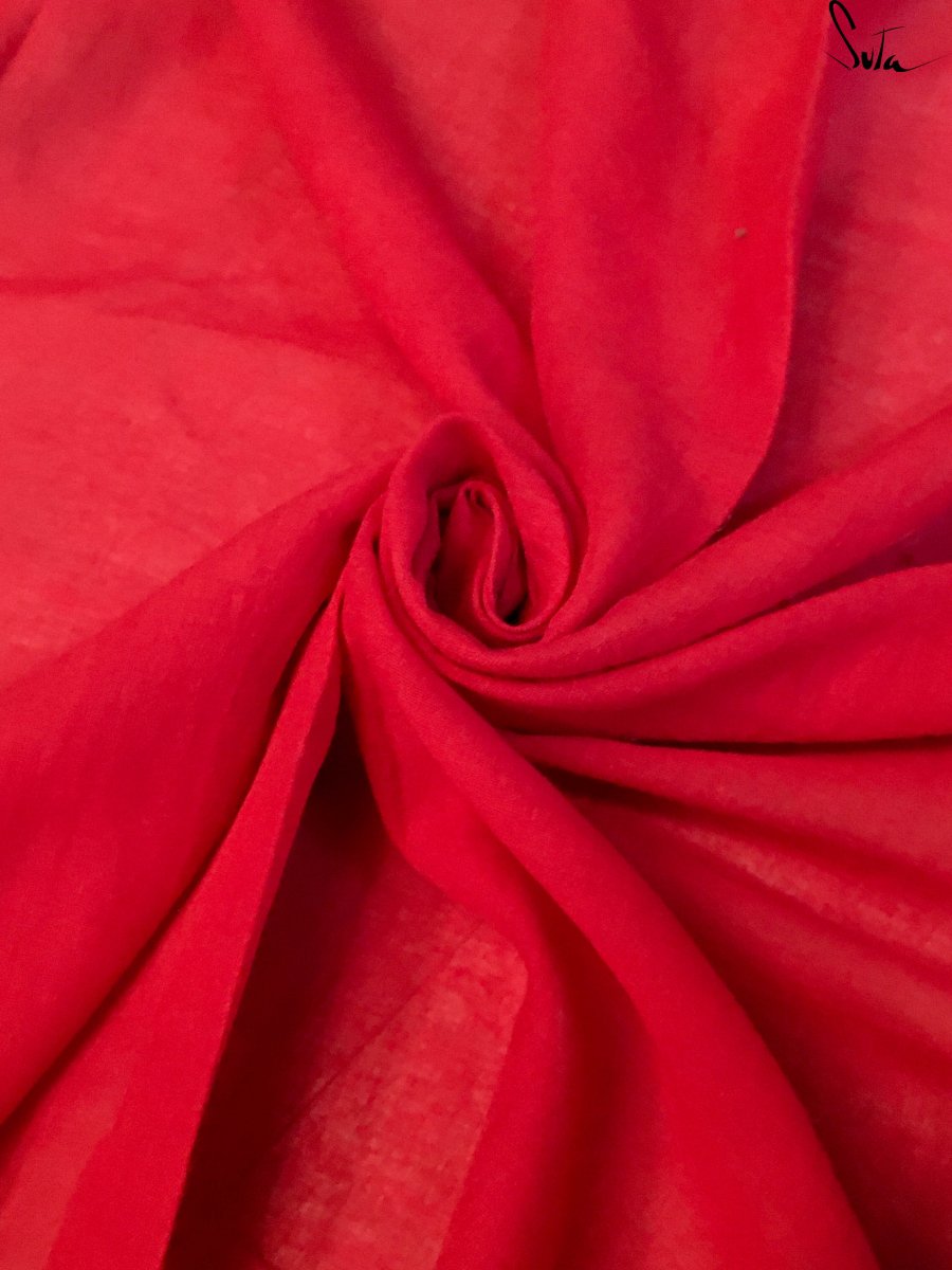 My Photo In A Red Saree - suta.in