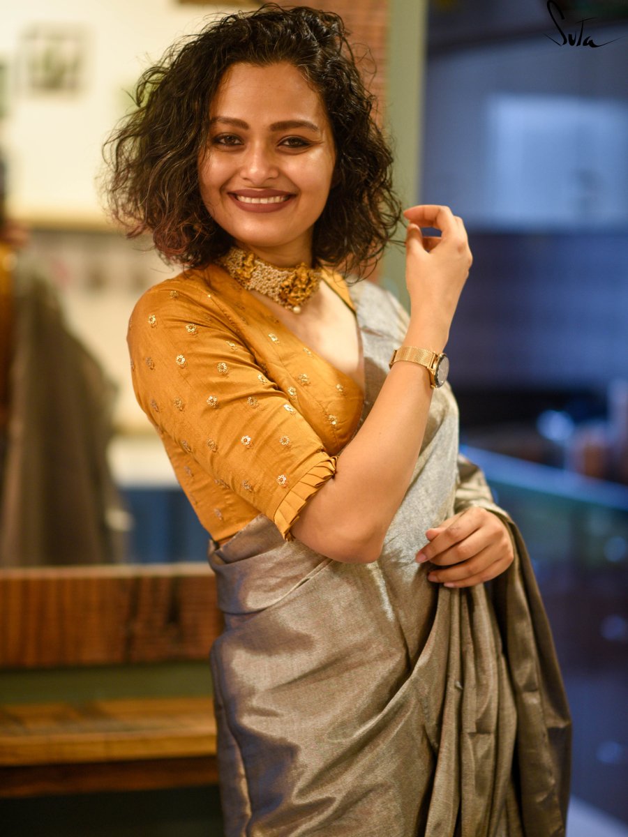 Ochre Stars (Blouse) - suta.in