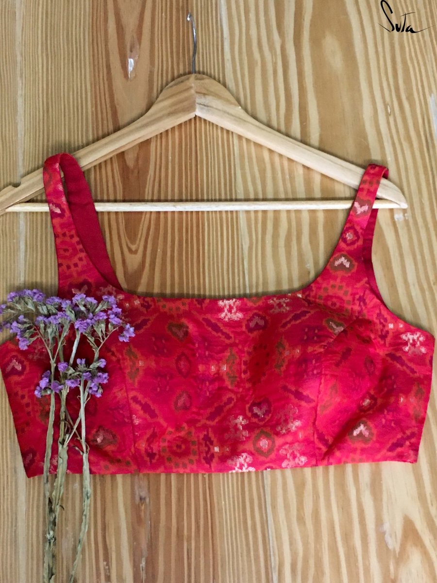 Rang De Laal (Blouse) - suta.in