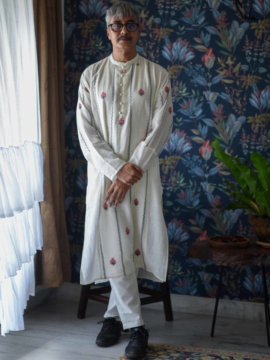 Swords and Lillies (Kurta) - suta.in
